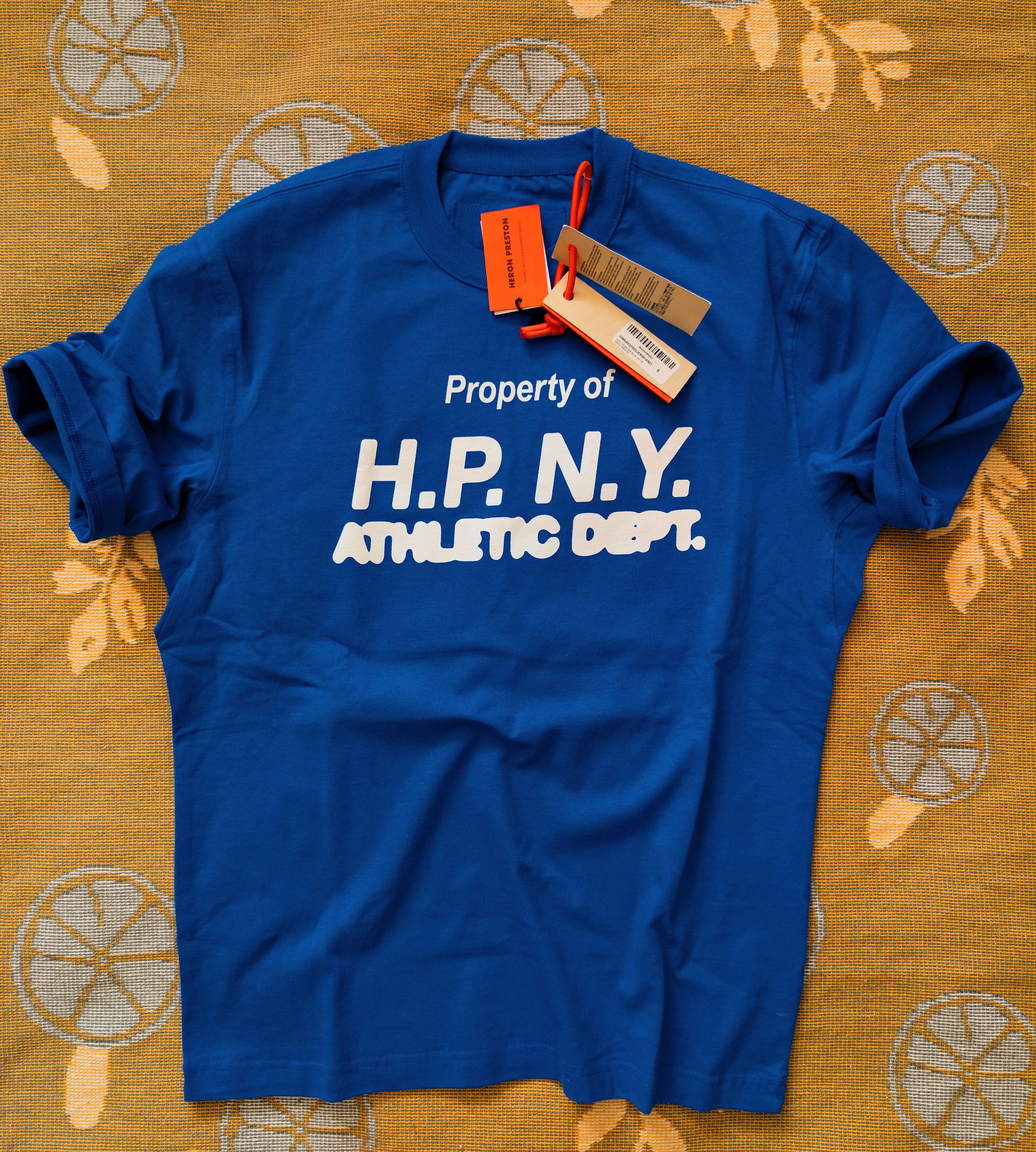 Heron Preston Heron Preston HPNY 23 Cotton T-Shirt Size US S / EU 44-46 / 1 - 1 Thumbnail