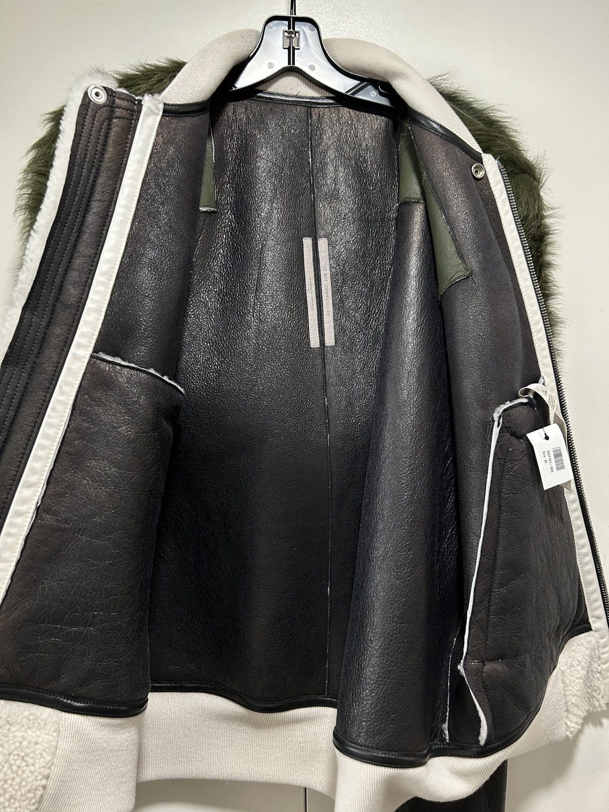 Rick Owens Rick Owens leather zip bomber jacket Size US M / EU 48-50 / 2 - 4 Thumbnail