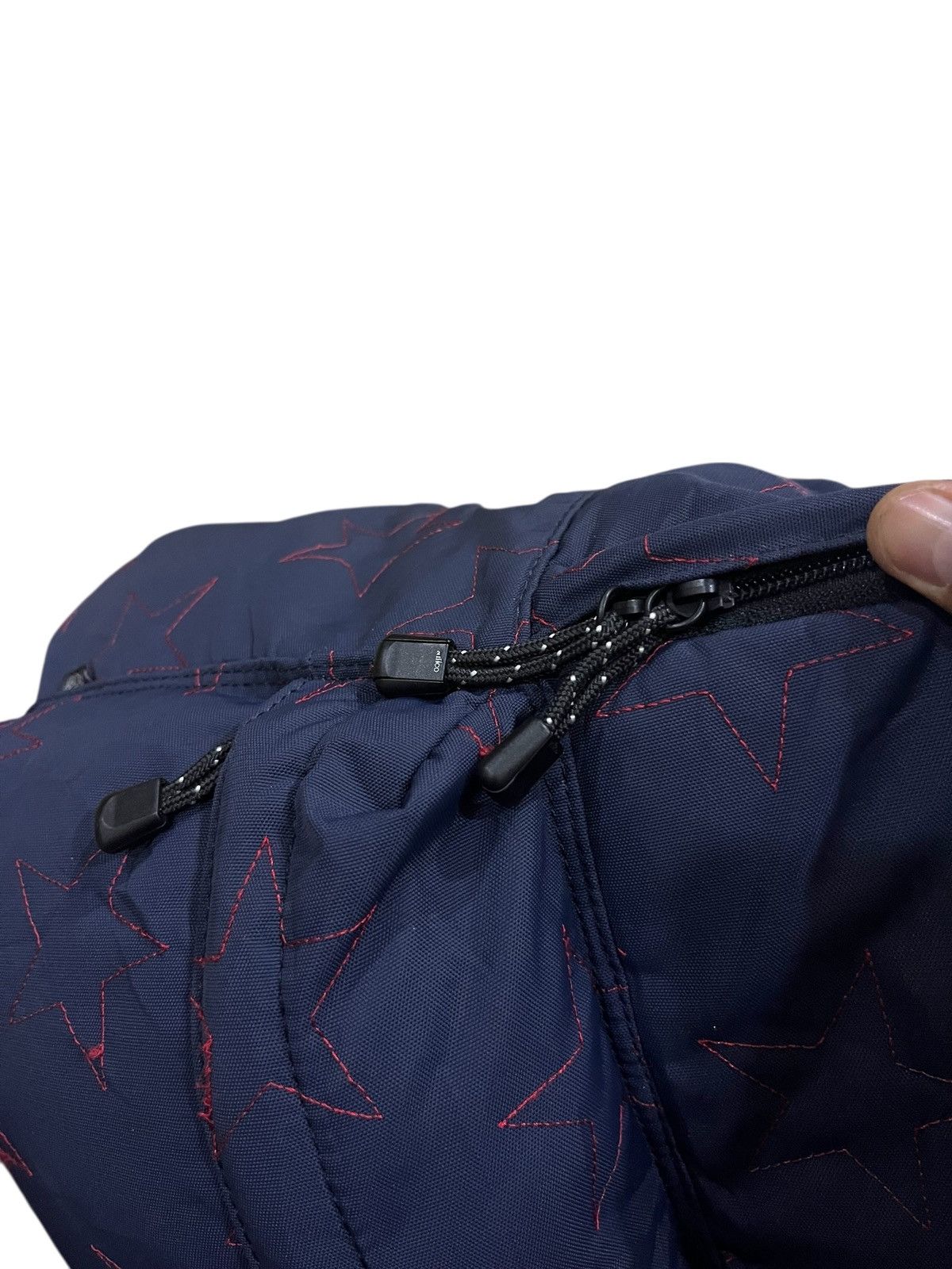 Japanese Brand VINTAGE SAZABY NYLON BACKPACK BLUE STAR RED DESIGN Size ONE SIZE - 10 Thumbnail