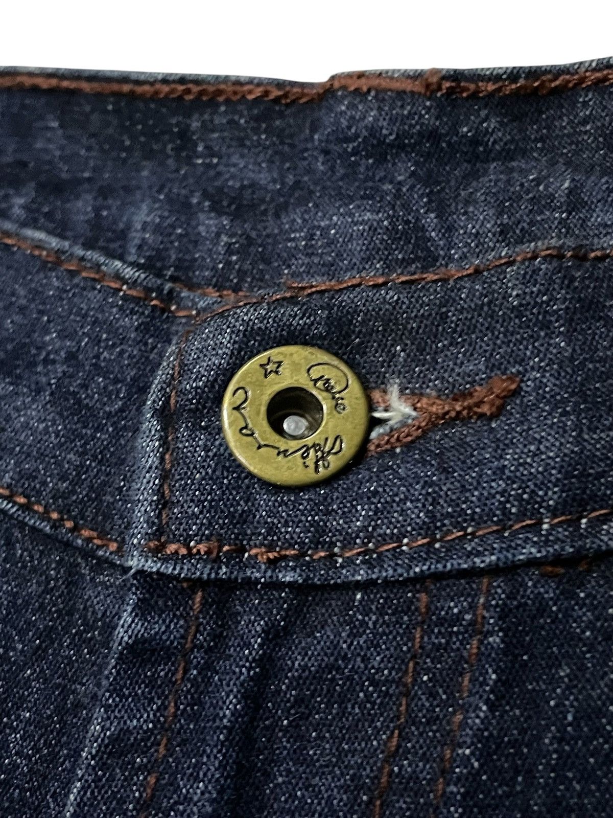 Japanese Brand × Tornado Mart Tornado Mart Wanabe Style Studded Rivet Flare Denim Jeans Size US 30 / EU 46 - 14 Thumbnail
