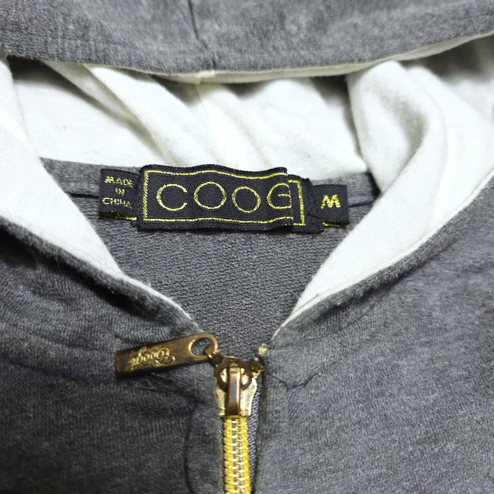 Coogi VINTAGE Coogi Hoodie Sweatshirt Women's M Heather Grey Full Zip Size M / US 6-8 / IT 42-44 - 8 Thumbnail