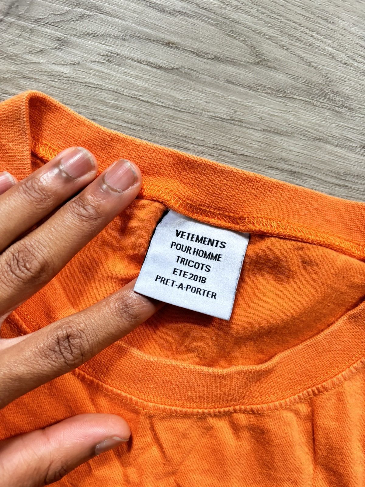 Vetements Vetements Staff Reflective T-Shirt Size US M / EU 48-50 / 2 - 4 Thumbnail