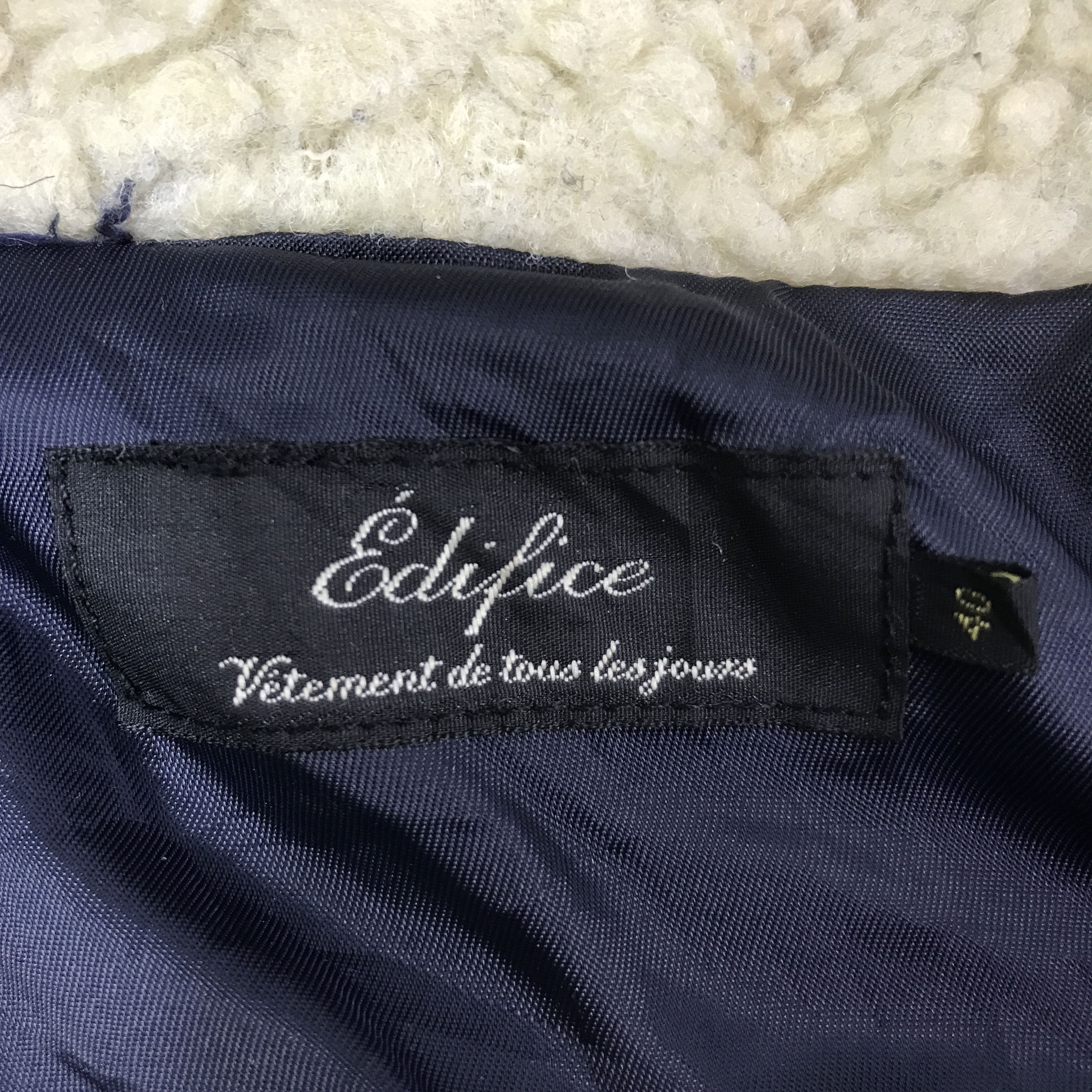 Edifice Japan EDIFICE JAPAN WOOL BLACK JACKET FUR HOODIES Size US L / EU 52-54 / 3 - 11 Thumbnail