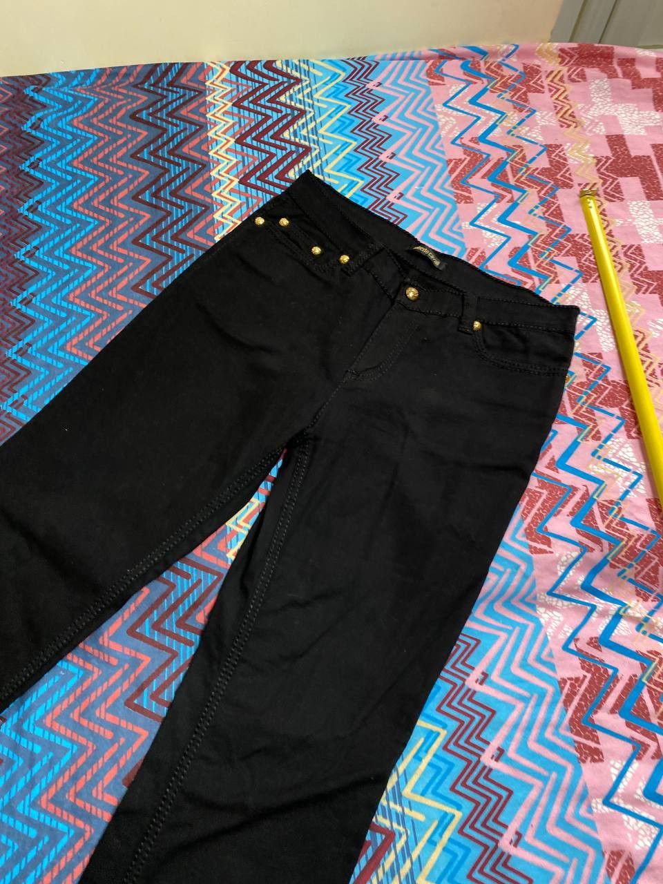 Roberto Cavalli × Vintage Avant Garde Classic Roberto Cavalli Denim Y2k Opium Retro Size 28" / US 6 / IT 42 - 12 Thumbnail