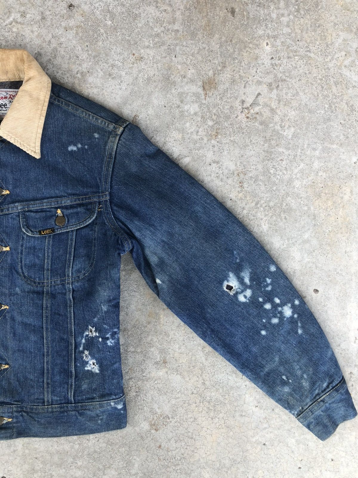 Lee Vintage 70’s Lee Storm Rider Blanked Lined Denim Jacket Size US S / EU 44-46 / 1 - 4 Thumbnail