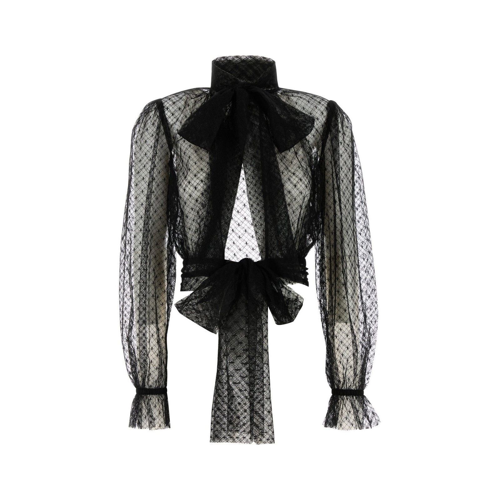 DOLCE & GABBANA Black Lace Blouse New And Authentic (Women's