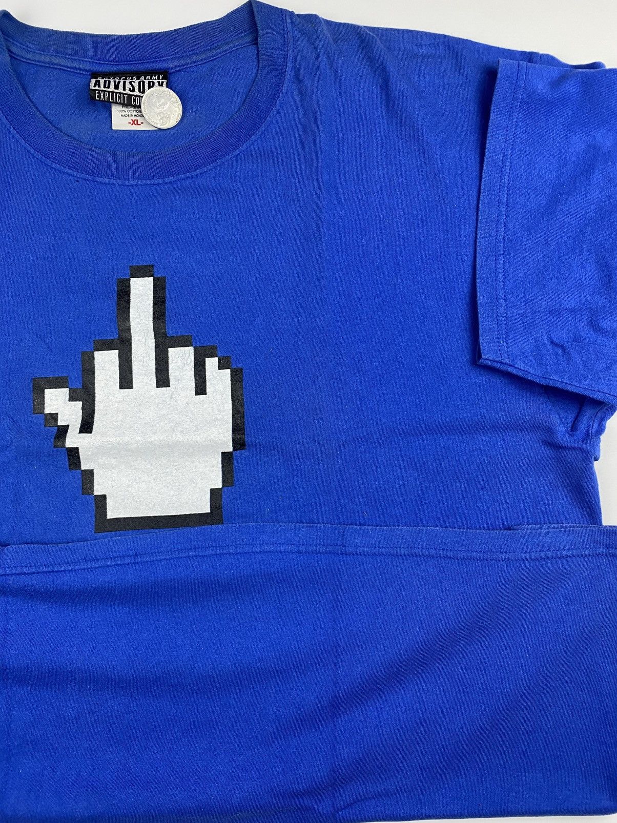Vintage Vintage Art Finger Tshirt Size US XL / EU 56 / 4 - 3 Thumbnail