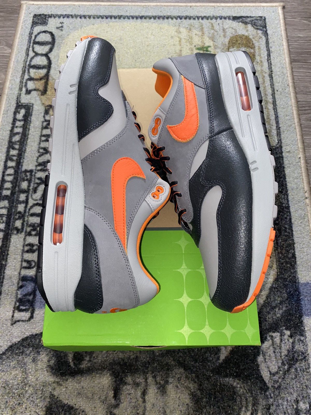 Huf × Nike Nike Air Max 1 SP HUF Brilliant Orange Size US 13 / EU 46 - 1 Thumbnail