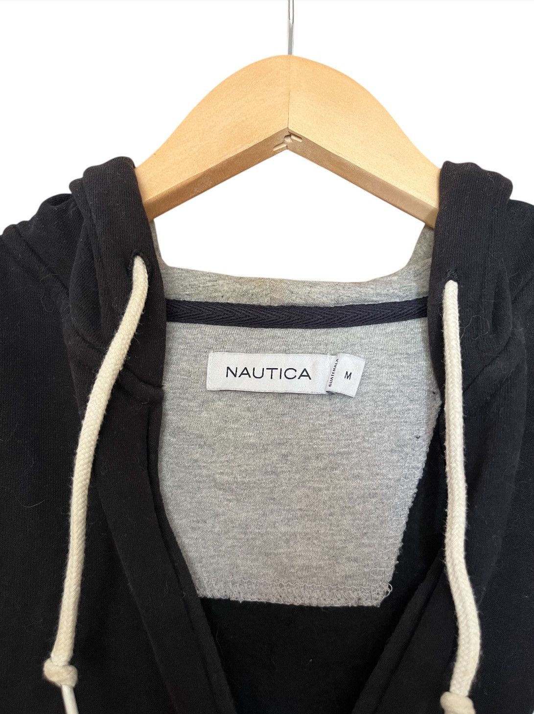Nautica Nautica Zip Vintage Black Hoodie Size US M / EU 48-50 / 2 - 8 Thumbnail