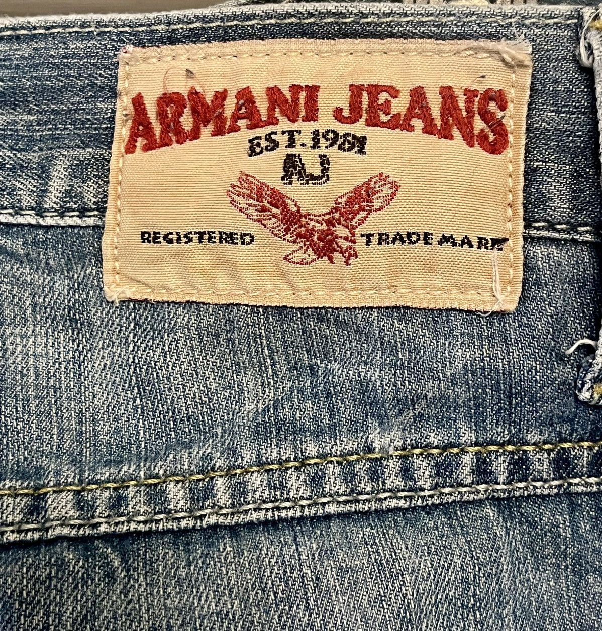 Armani Authentic Armani Jeans 100% Cotton Denim Jeans Size 38 US Size US 38 / EU 54 - 9 Thumbnail