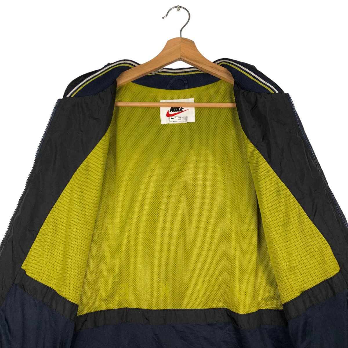 Nike 🔥Vintage Nike Big Swoosh Light Jacket Anorak Pull Over Size US XL / EU 56 / 4 - 15 Thumbnail