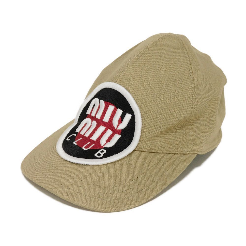 Miu Miu Miu Miu 5HC274 AJ6 F0241 Cotton Baseball Cap Cotton Hats 5HC274 AJ6 F0241 DUTY FREE for USA