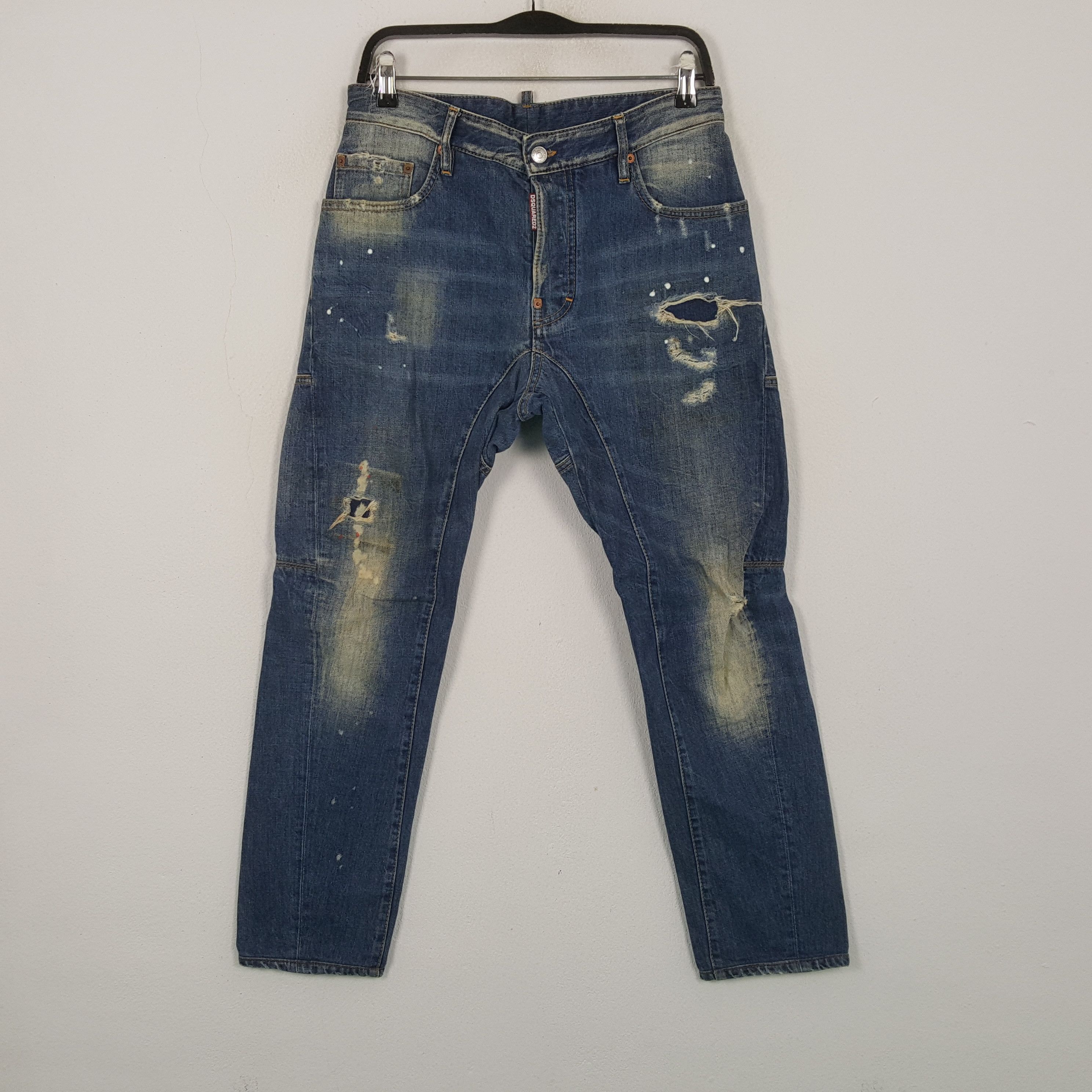 Dsquared2 Dsquared2 Italian Brand Distressed Jeans RR10 Size US 32 / EU 48 - 1 Thumbnail