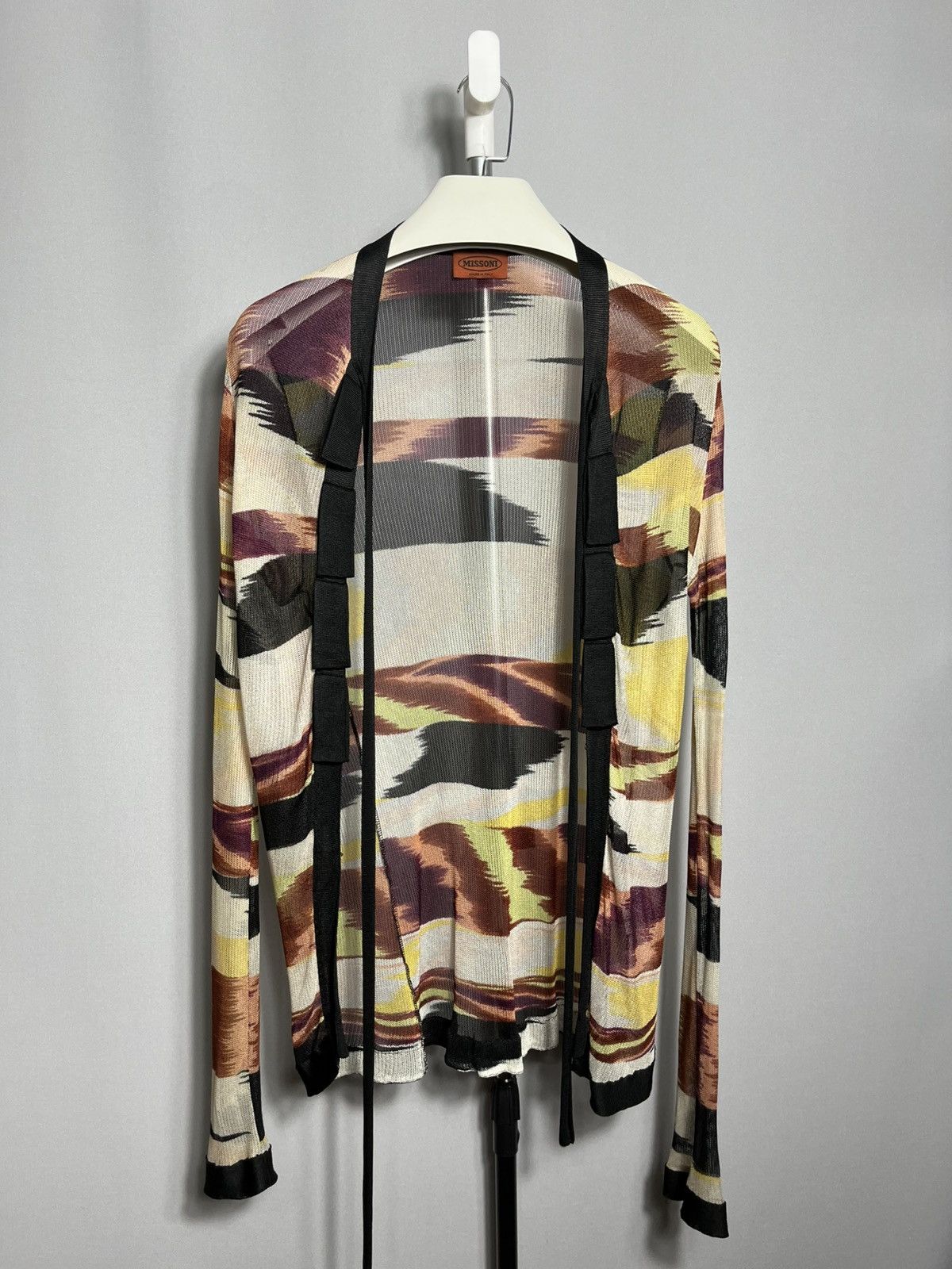Missoni Missoni shirt women’s Italy top hook check rayon viscose Size L / US 10 / IT 46 - 2 Thumbnail