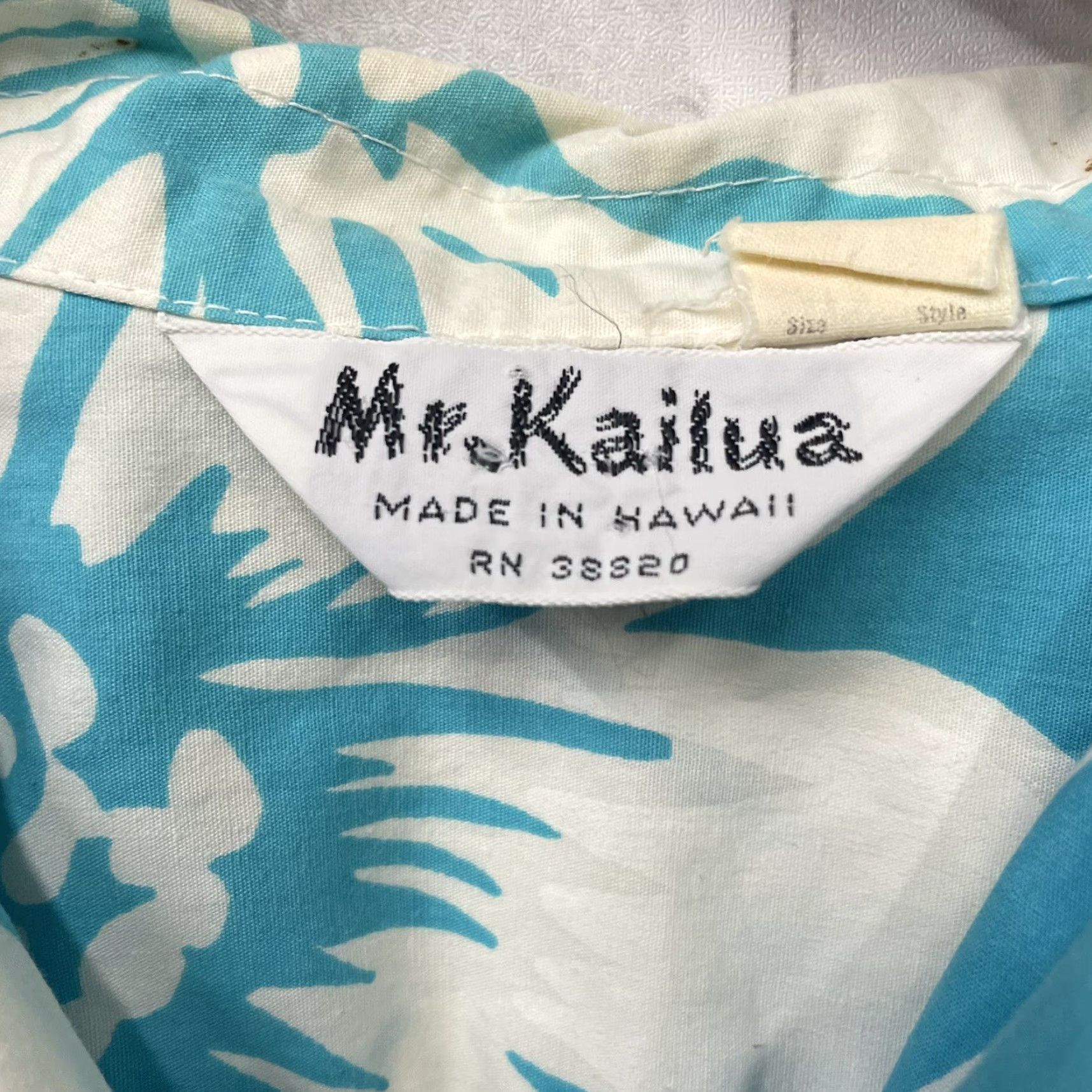 Vintage VINTAGE Kailua Button-Up Shirt Mens M Blue Floral Hawaiian Size US M / EU 48-50 / 2 - 4 Thumbnail