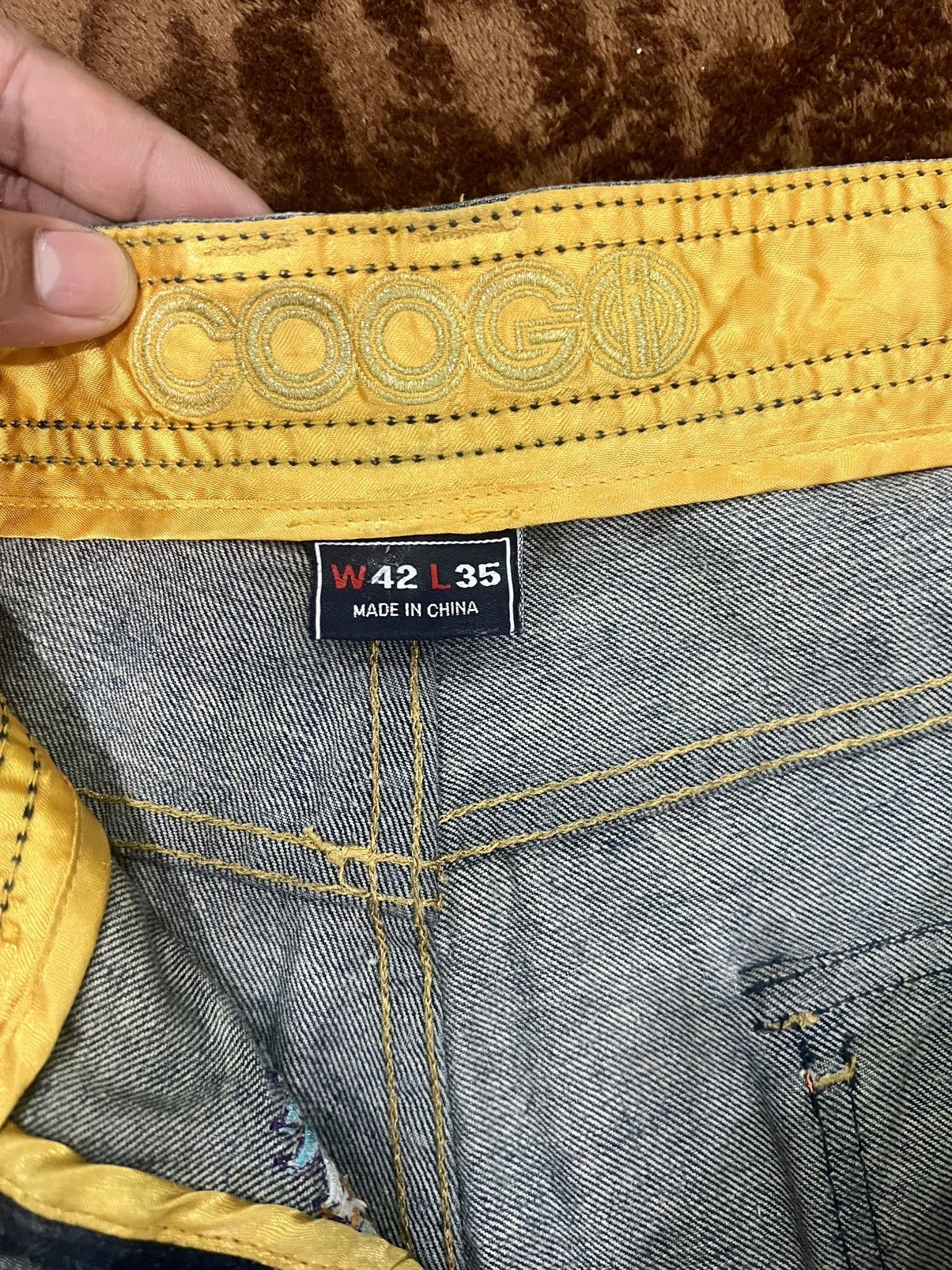 Coogi × JNCO × Vintage Vintage Coogi Crazy Embroided Shorts Baggy Size US 42 / EU 58 - 9 Thumbnail