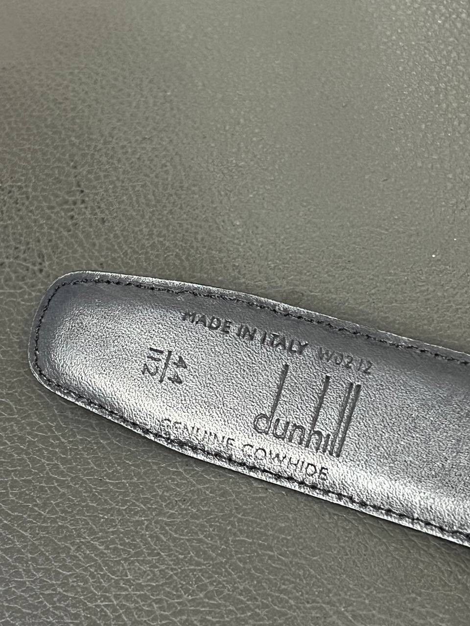 Alfred Dunhill × Leather Leather Glamour Dunhill Luxury Belt Size ONE SIZE - 8 Thumbnail