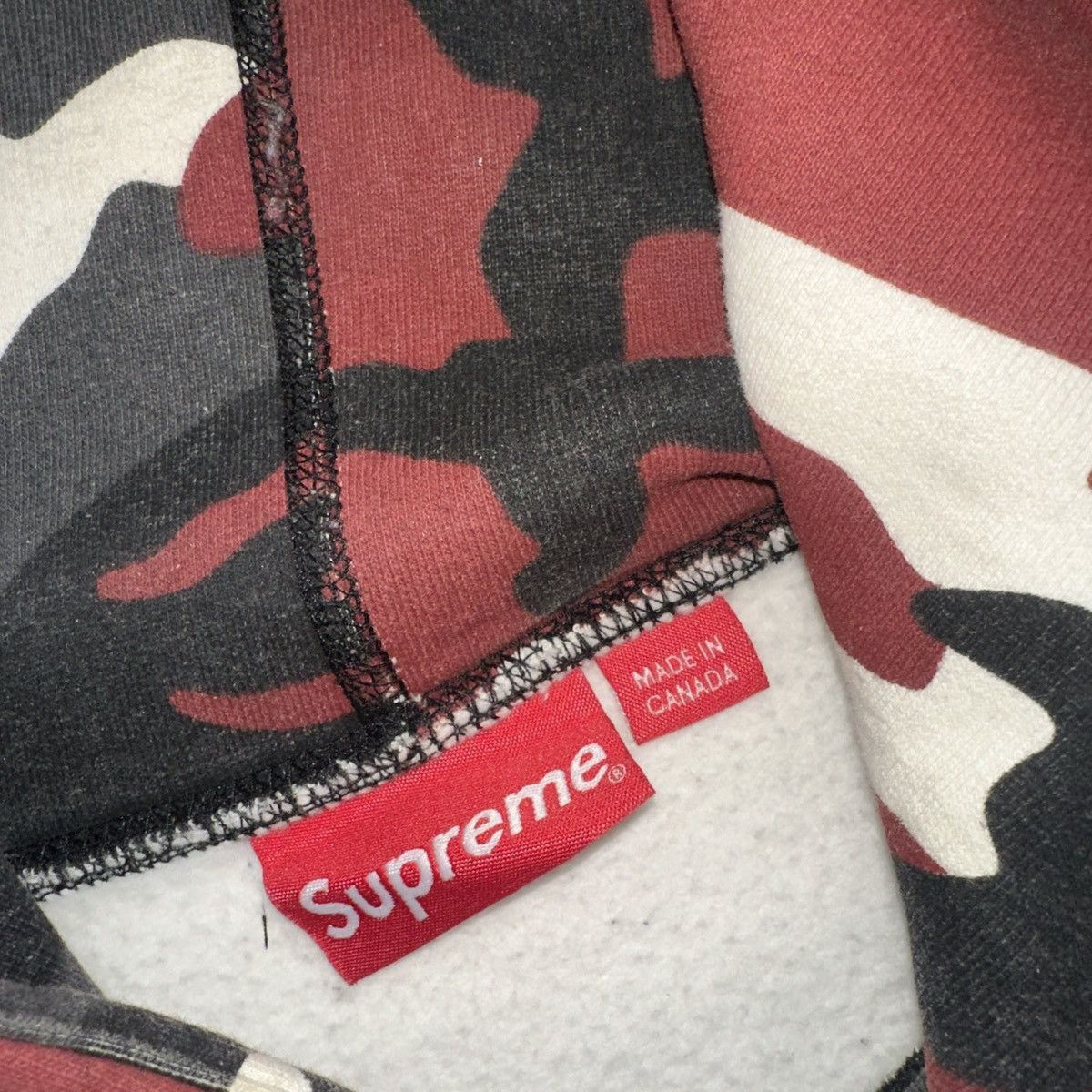 Supreme Supreme FW13 Red Urban Camo Box Logo Hoodie Large Size US L / EU 52-54 / 3 - 6 Thumbnail