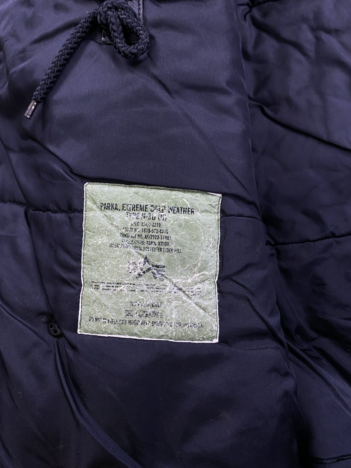 Alpha Industries Vintage Alpha Industries Premium Black Parka Jacket Size US XL / EU 56 / 4 - 13 Thumbnail