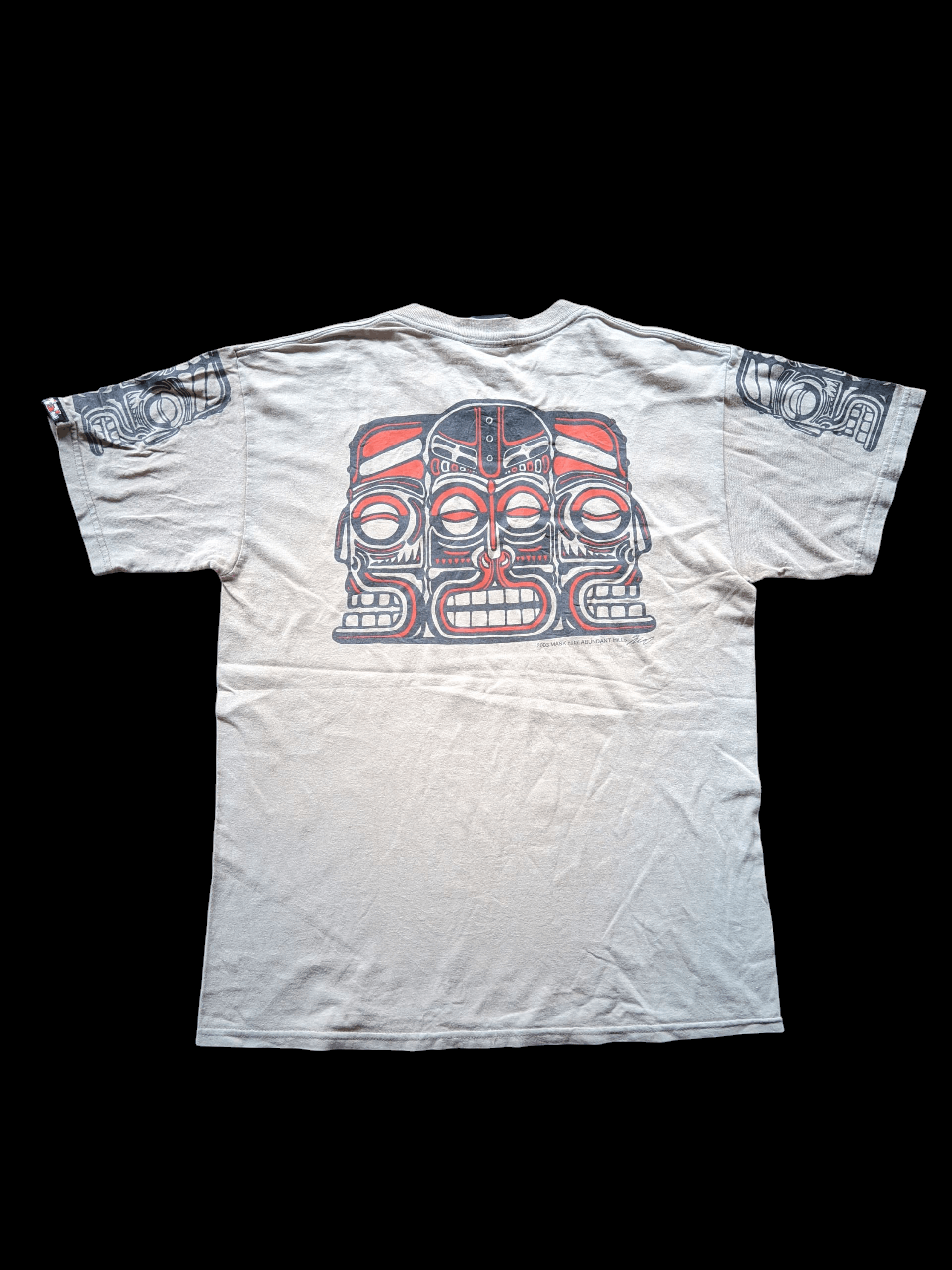 Arts & Science Vintage Y2k Mask natal ABUNDANT HILLs Graphics Tee Size US M / EU 48-50 / 2 - 1 Thumbnail