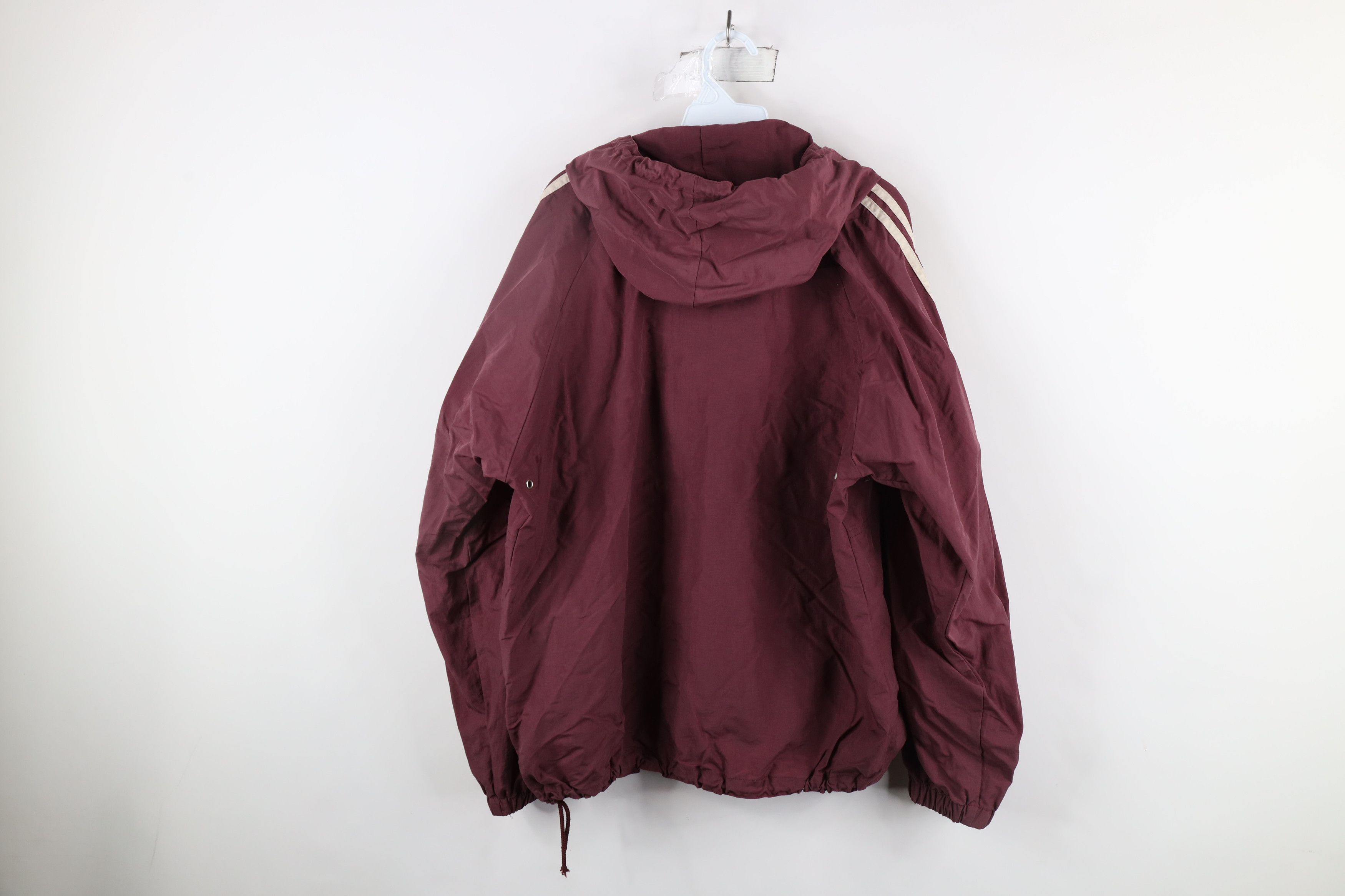Vintage Vintage 90s Streetwear Striped Hooded Packable Anorak Jacket Size US M / EU 48-50 / 2 - 10 Thumbnail