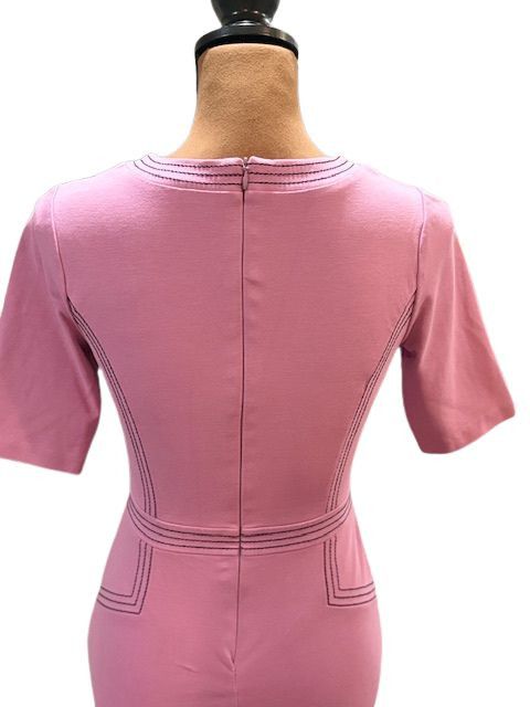 Boden Purple Fitted Ponte Short Sleeve Crew Neck Dress Size XS / US 0-2 / IT 36-38 - 7 Thumbnail