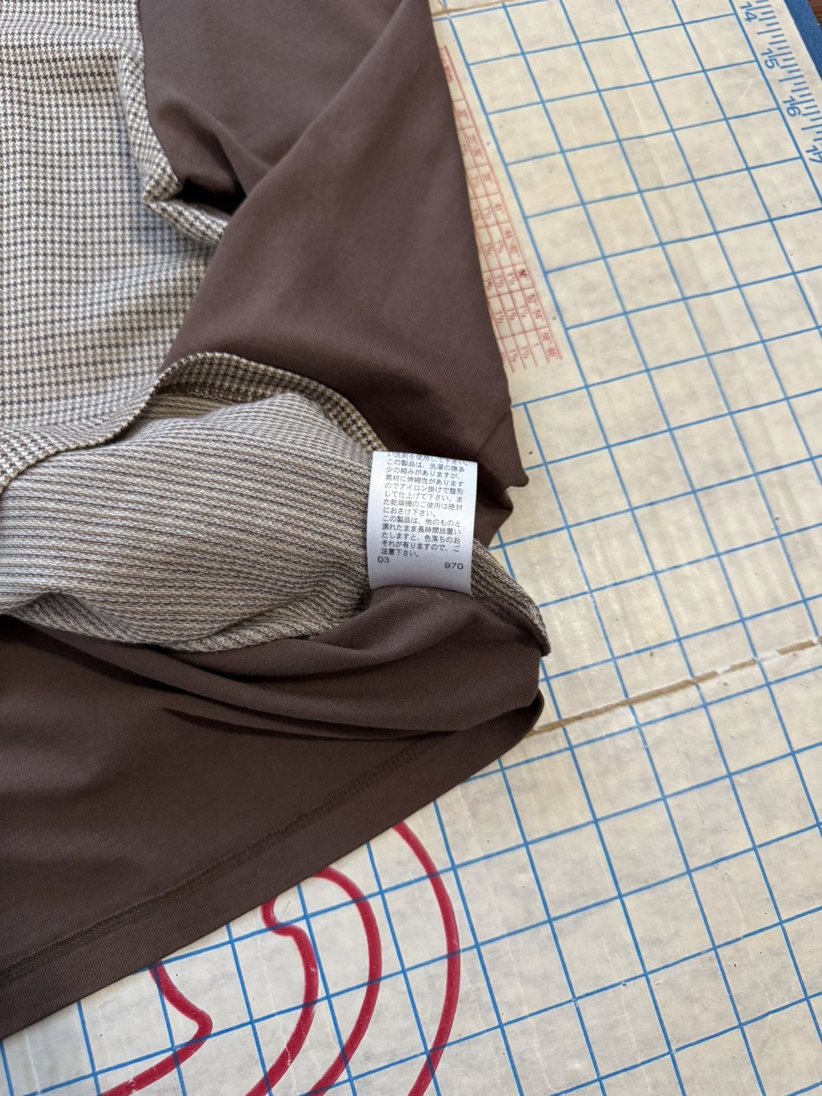 Comme Ca Ism × Japanese Brand Comme Ca Ism Houndstooth Long Sleeve Polo Shirt Mens Medium Size US M / EU 48-50 / 2 - 9 Thumbnail