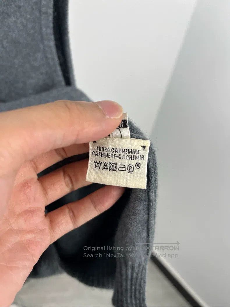 Hermes Hermes Dark Gray Sleeveless High Neck Knit Sweater Size XS / US 0-2 / IT 36-38 - 5 Thumbnail