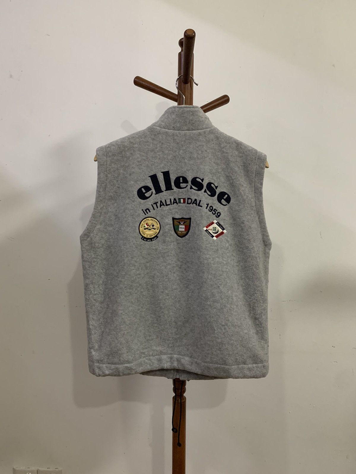 Ellesse × Vintage Vintage Ellesse Fleece Polartec Golf Vest Back Embroidery Size US L / EU 52-54 / 3 - 2 Thumbnail