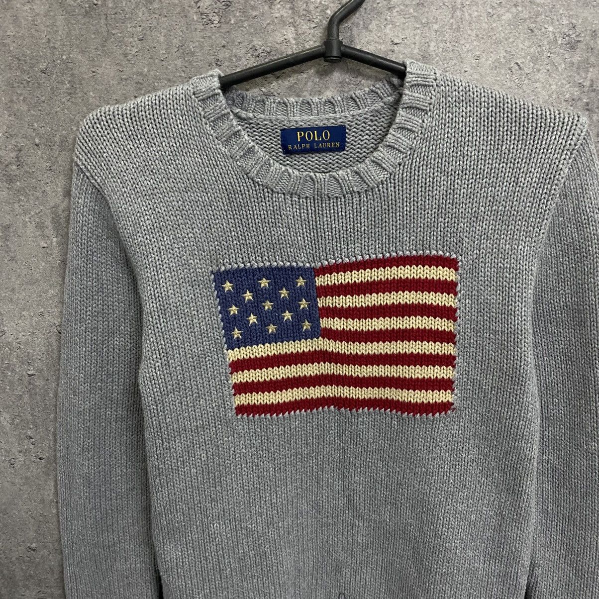 Polo Ralph Lauren Vintage Polo Ralph Lauren American Flag Sweater Size US XS / EU 42 / 0 - 5 Thumbnail