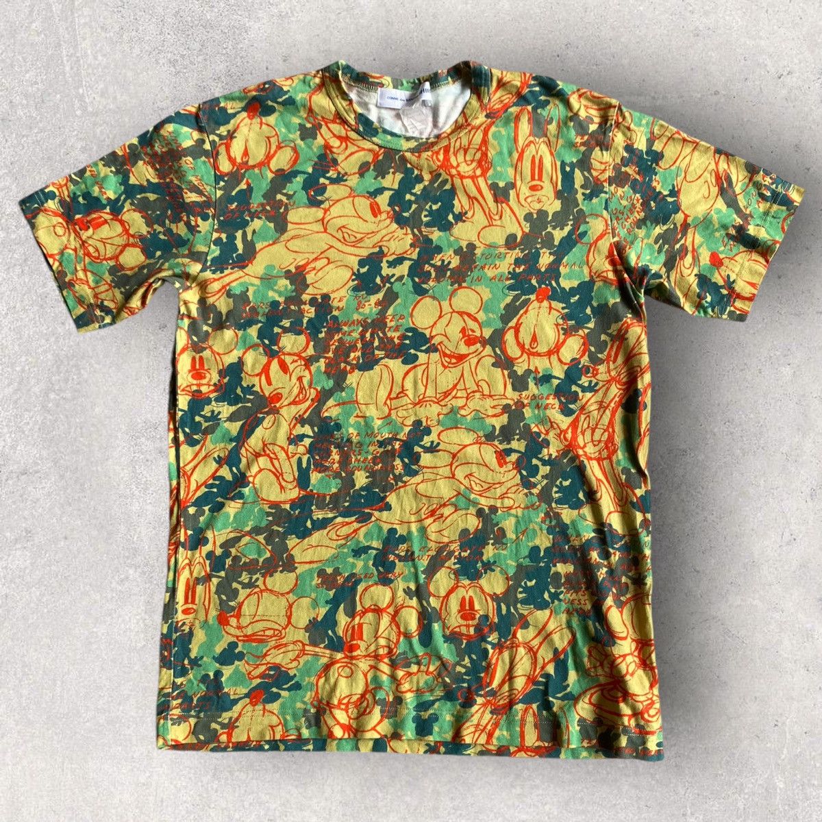 Comme des Garcons Fall14 Mickey Mouse Camo T Shirt Size US S / EU 44-46 / 1 - 2 Thumbnail