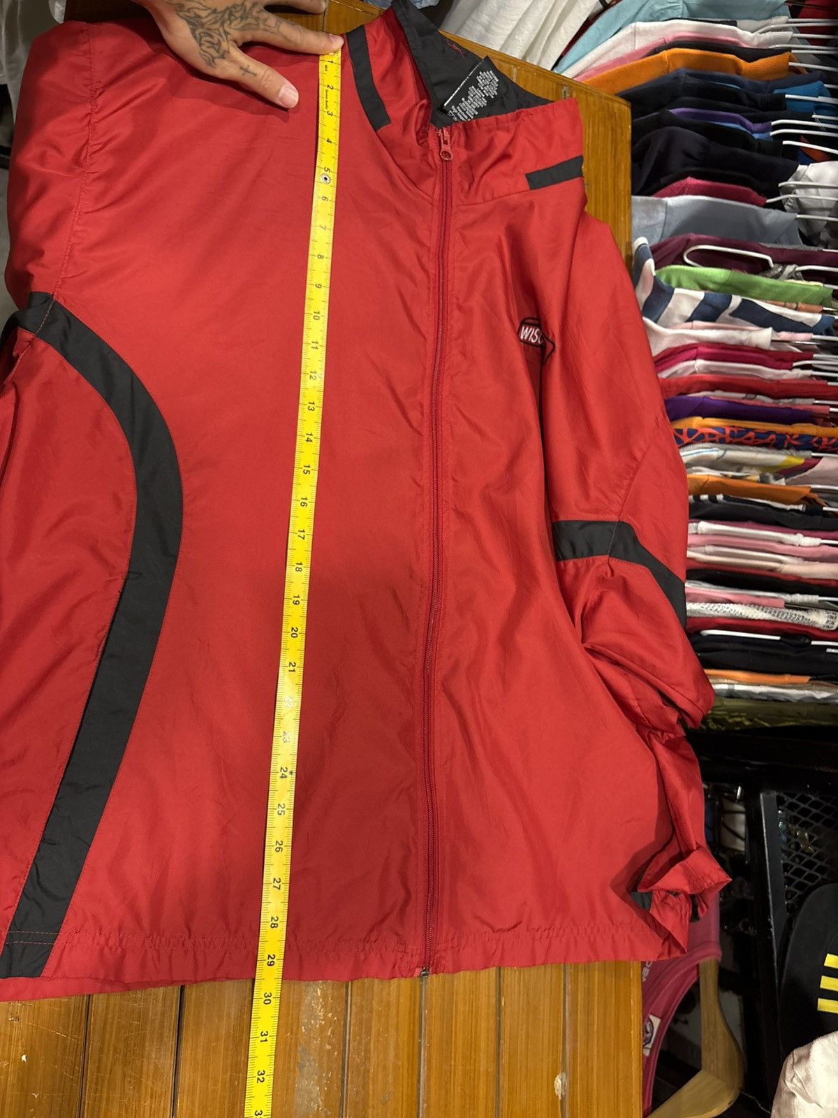 Starter Vintage Starter Wisconsin Badgers Windbreaker Jacket Size US XL / EU 56 / 4 - 11 Thumbnail