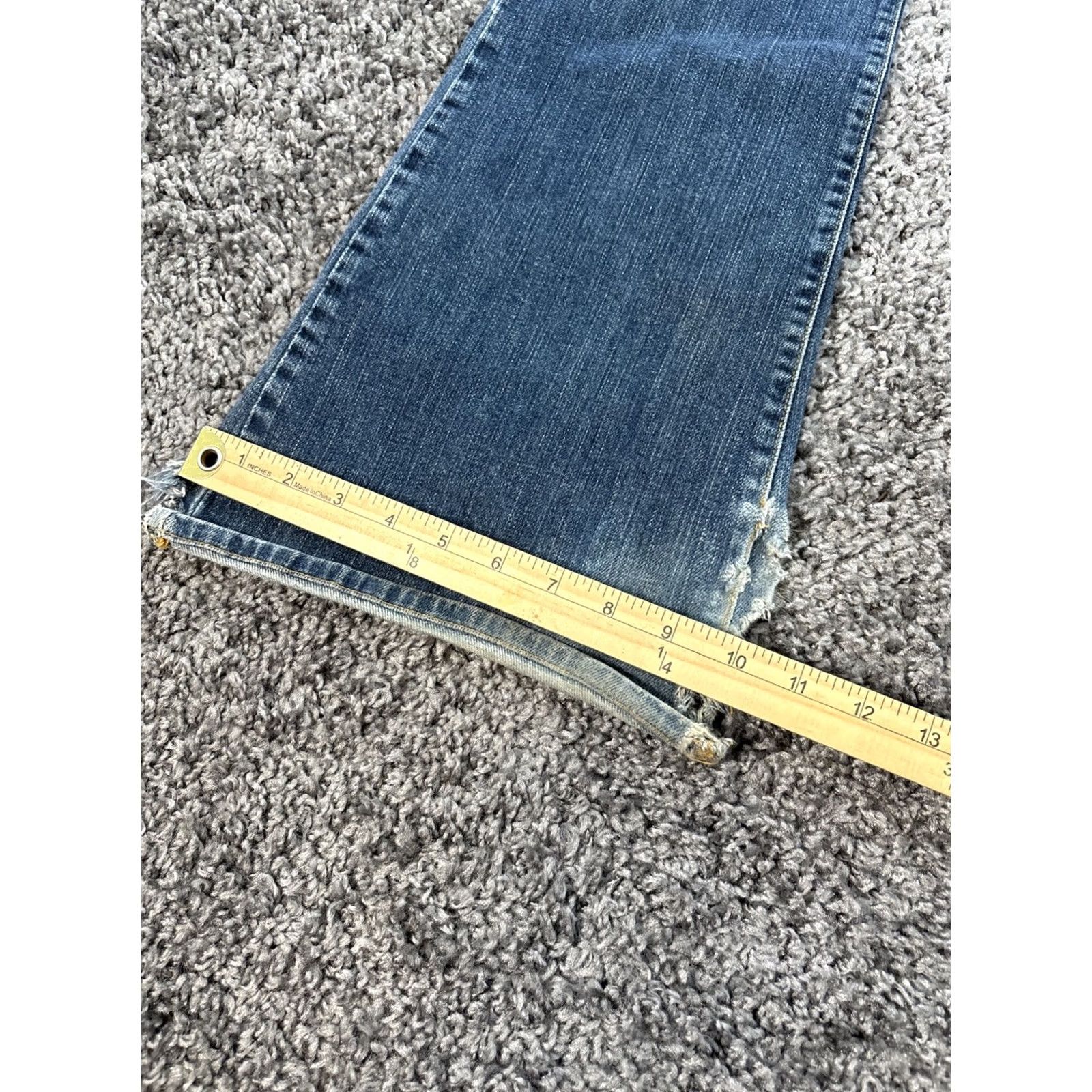 Lucky Brand VINTAGE Lucky Brand Jeans Bootcut Denim Pants Womens 32x32 Blue 100% Cotton Classic 5-Pocket Inseam 32 (Lucky Brand) Size 30" / US 8 / IT 44 - 3 Thumbnail