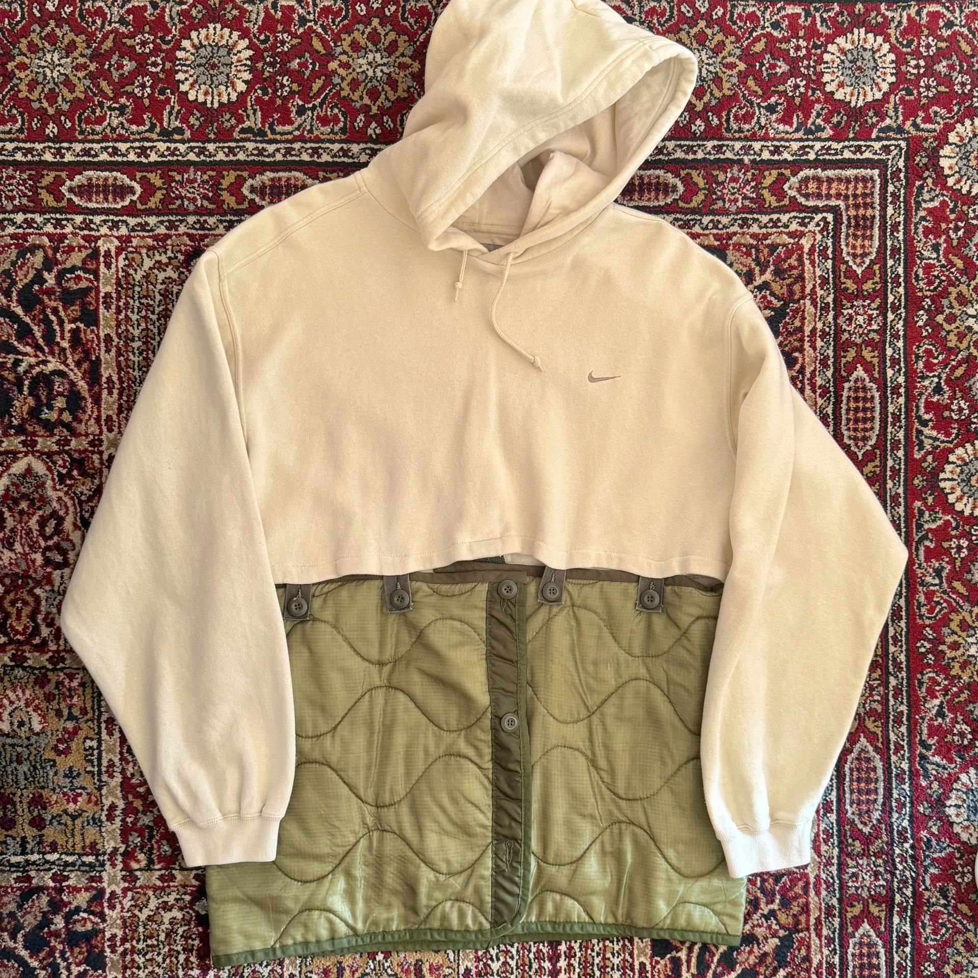 Vintage Megarments Remake Liner Pullover Hoodie Size US M / EU 48-50 / 2 - 1 Thumbnail