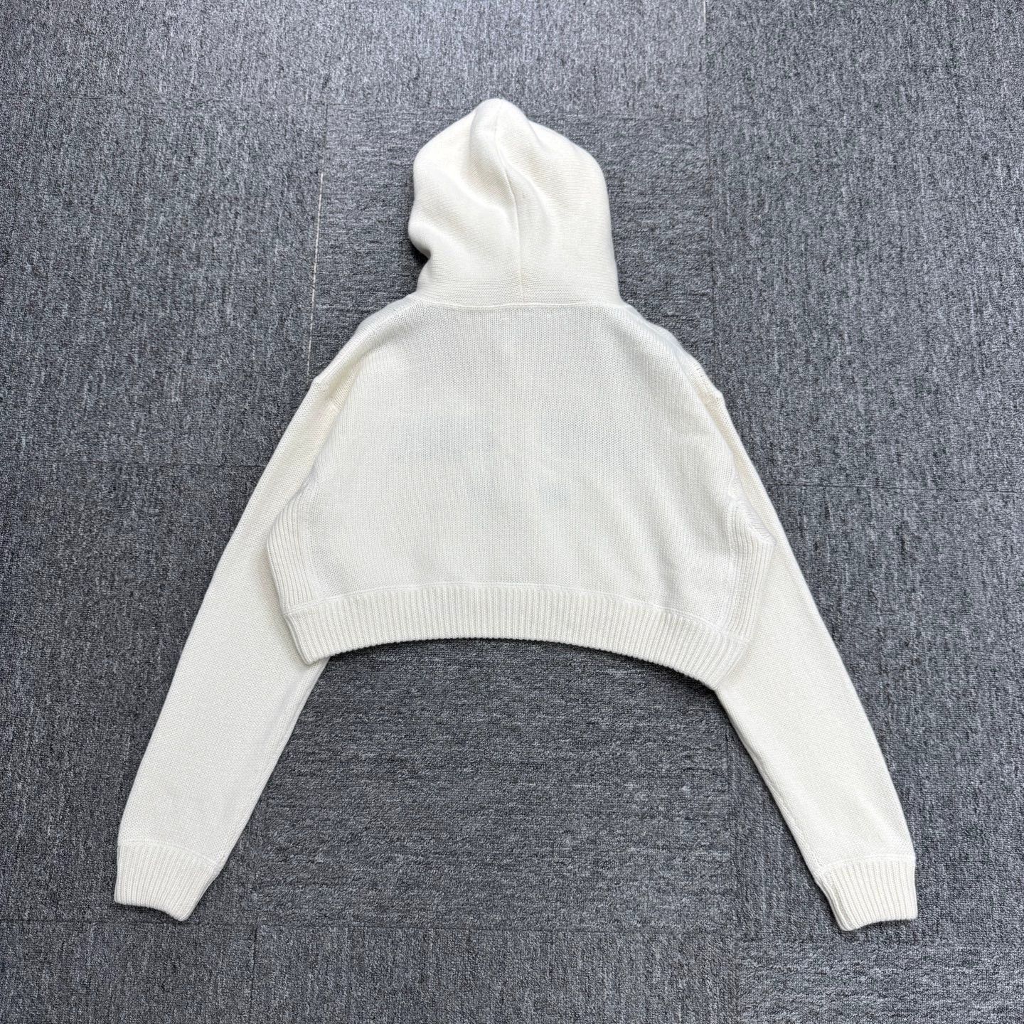 Miu Miu MIU MIU logo intarsia cashmere hoodie size 38 Size S / US 4 / IT 40 - 5 Thumbnail