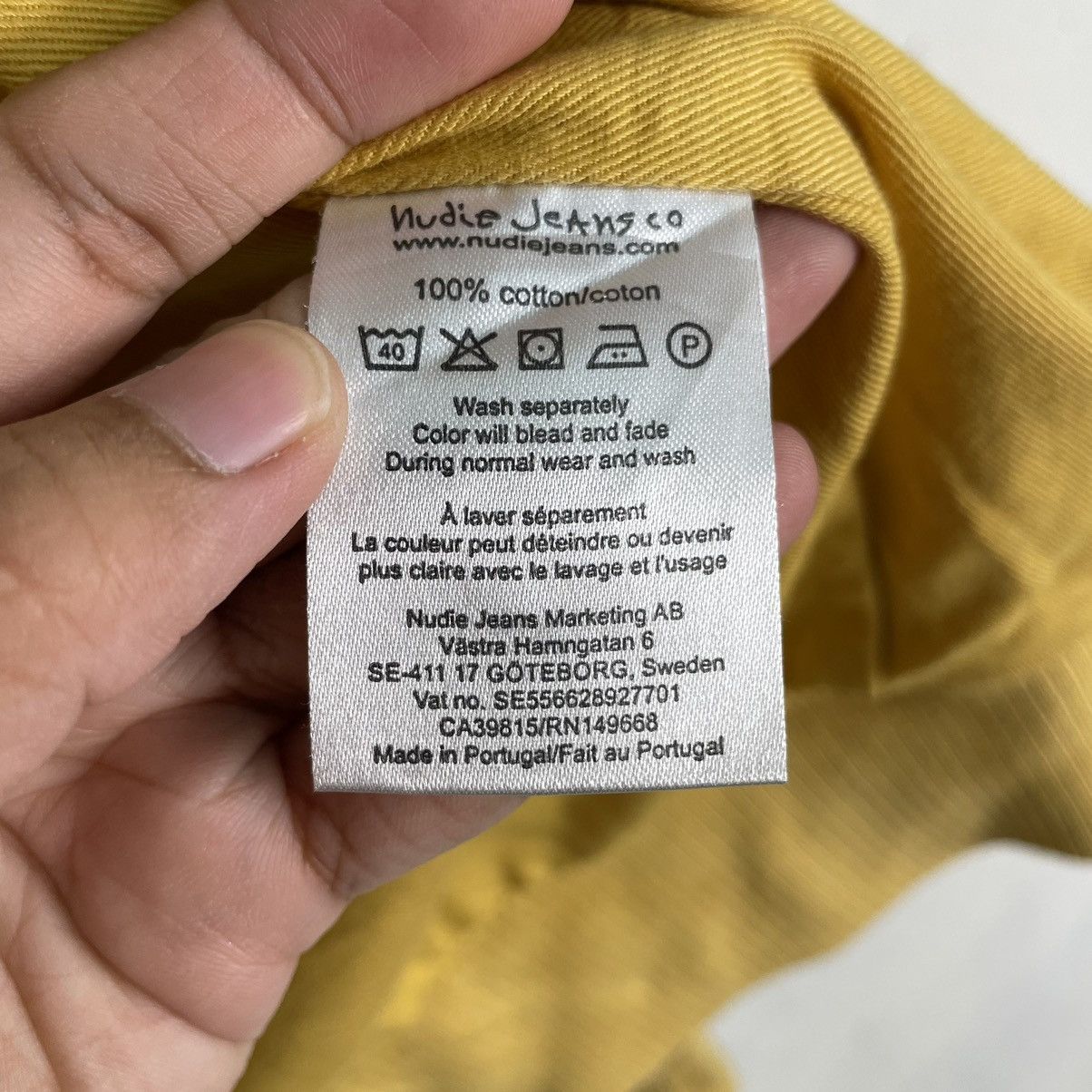 Nudie Jeans 💥NUDIE JEANS MUSTARD YELLOW MA1 BOMBER Size US M / EU 48-50 / 2 - 16 Thumbnail