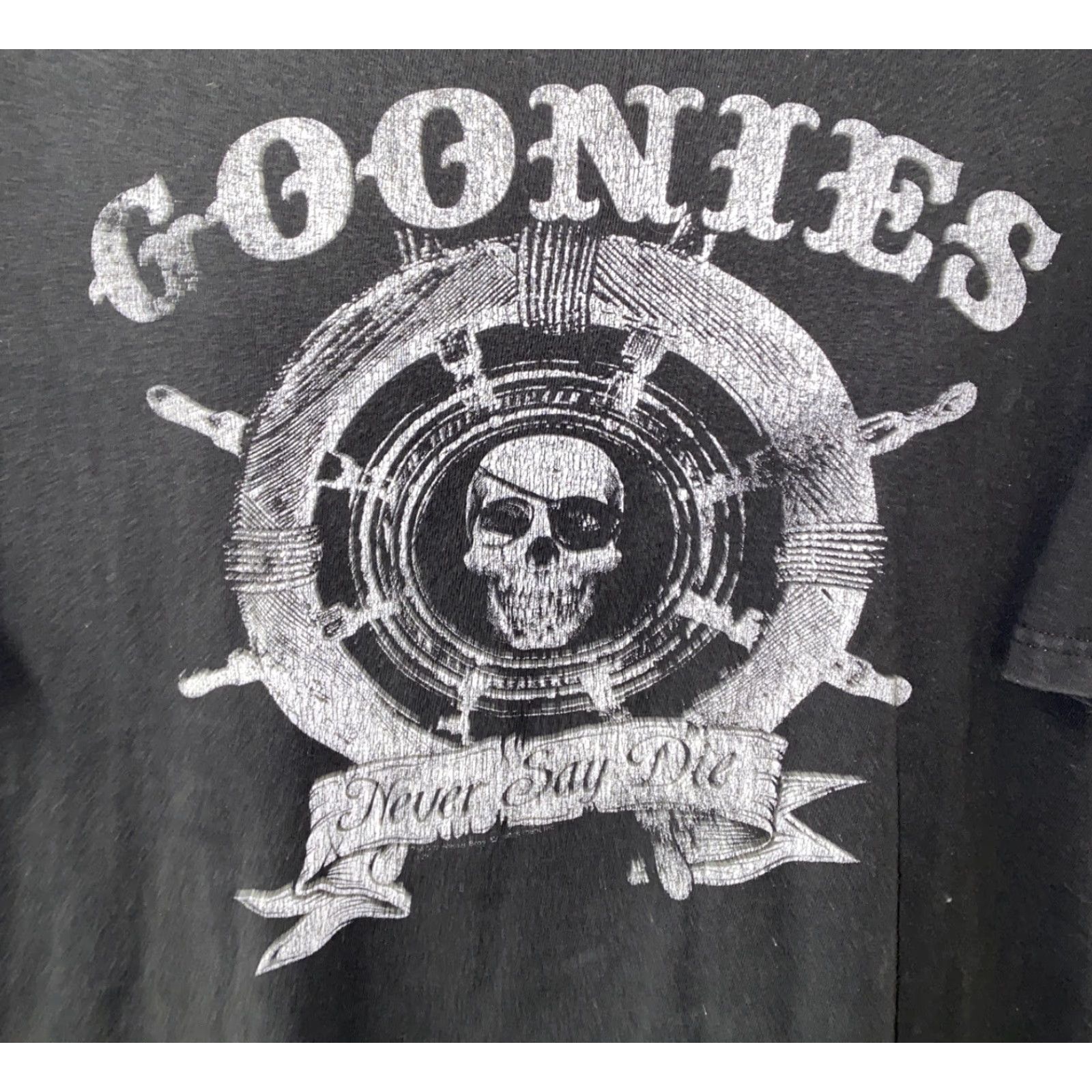 Ripple Junction The Goonies T-Shirt Black 2XL Mens Never Say Die Ripple Junction Short Sleeve Cotton VTG? Size US XXL / EU 58 / 5 - 2 Thumbnail