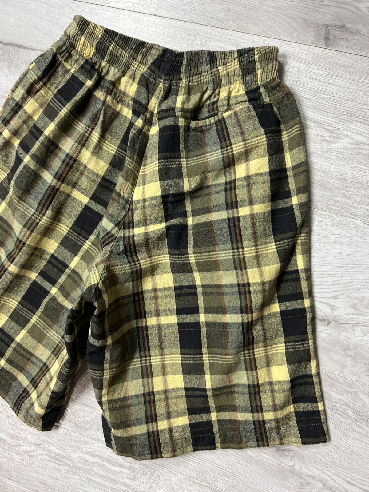 Stussy Rare 90s Vintage Stussy ELASTIC STUFF Men’s Checked Shorts Size US 30 / EU 46 - 8 Thumbnail