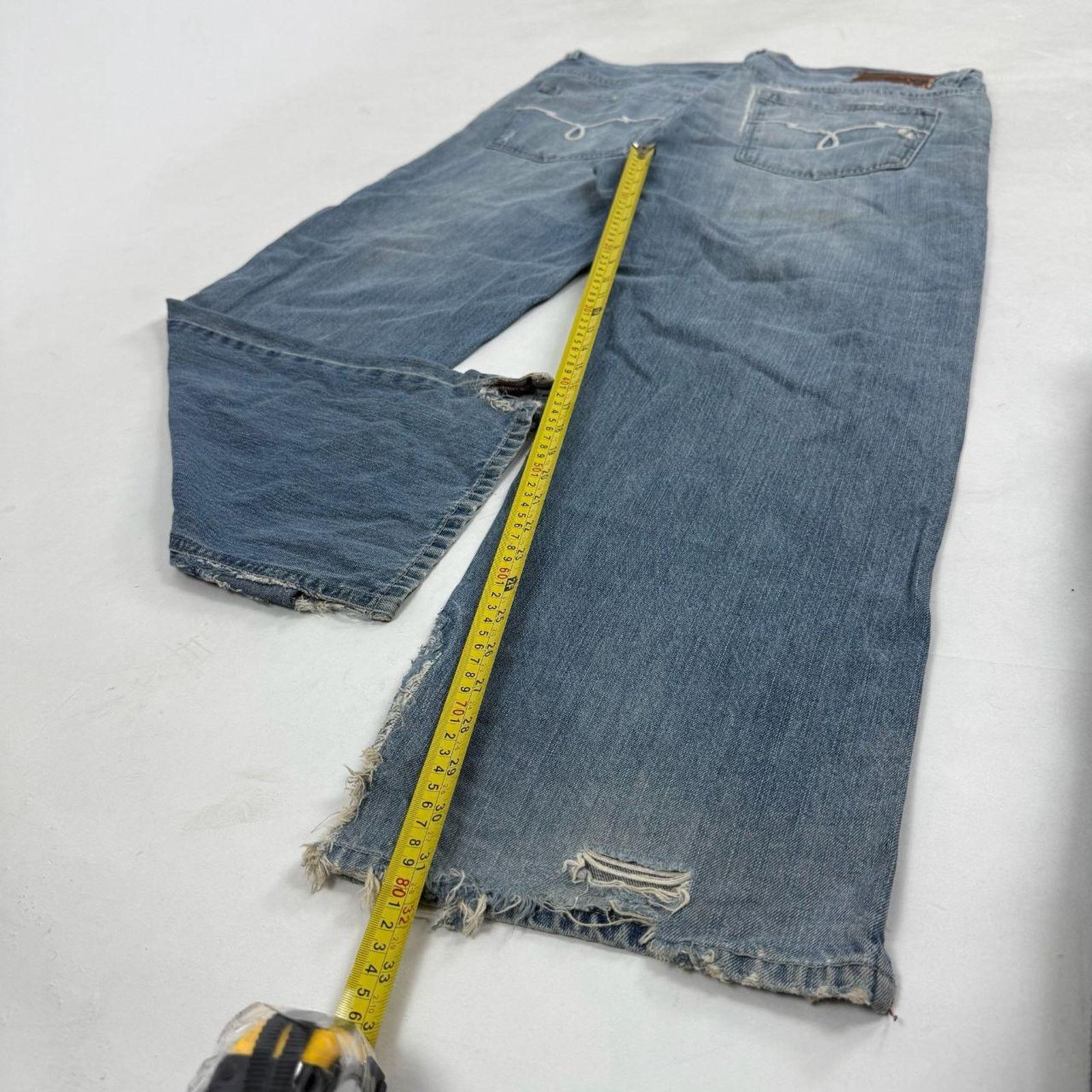 Ecko Unltd. × JNCO × Vintage Vintage y2k grunge ecko unltd archive baggy wide leg jeans Size US 40 / EU 56 - 3 Thumbnail