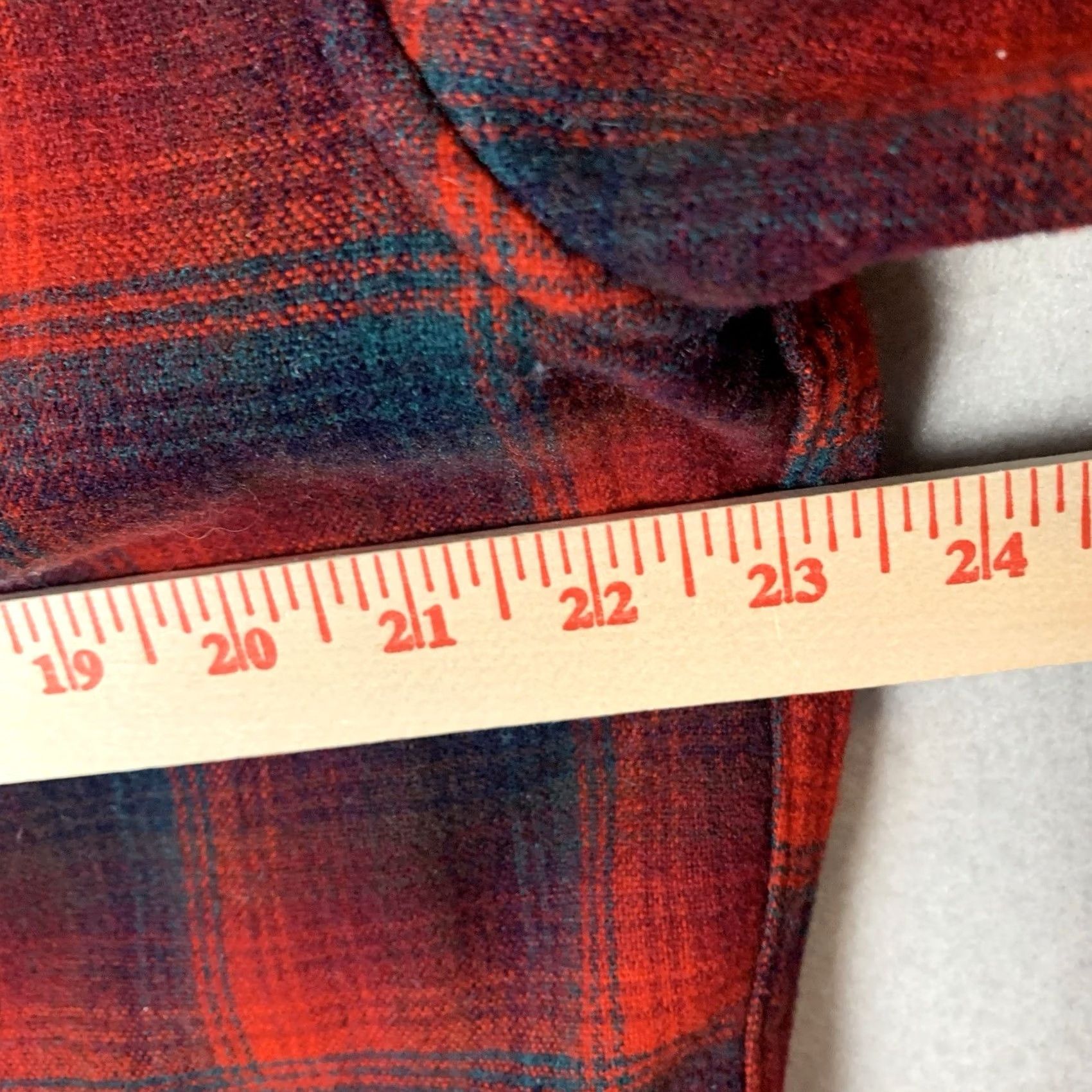 Pendleton VINTAGE Pendleton Blazer Women L Red Tartan Plaid Wool USA Button Long Sleeve Pocketed 3 Front Pockets Readable Size L / US 10 / IT 46 - 6 Thumbnail