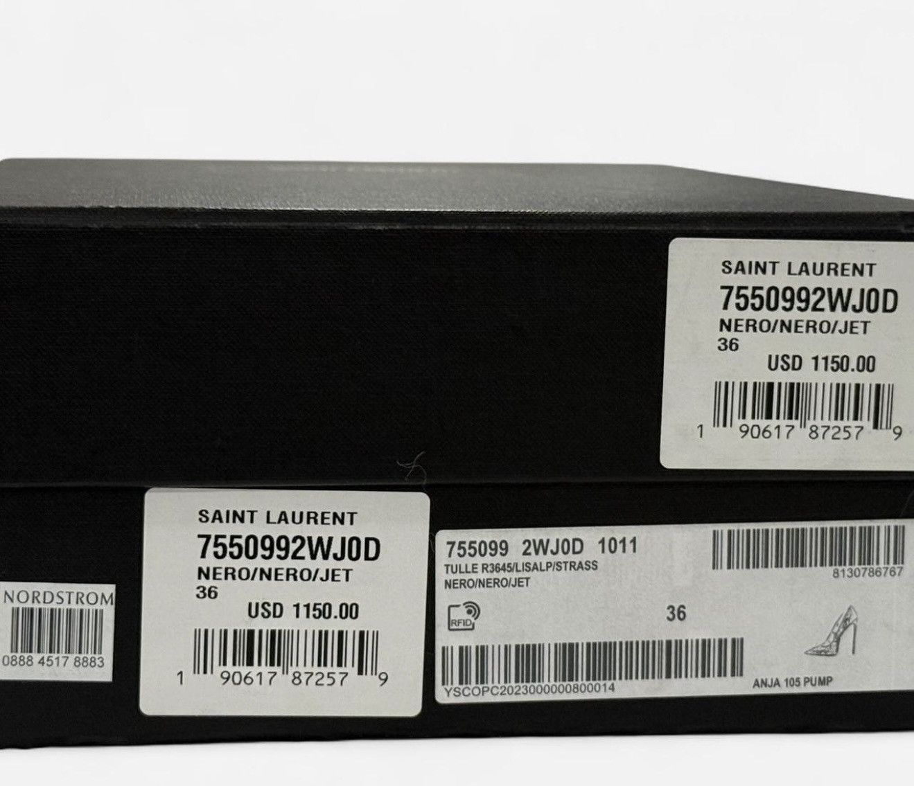 Saint Laurent Paris Saint Laurent sheer mesh heels Size US 5.5 / IT 35.5 - 8 Thumbnail