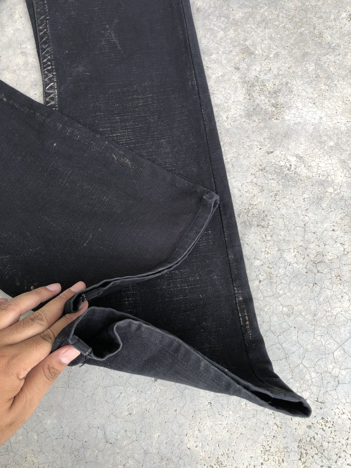 If Six Was Nine Nicole Club Flared Jeans Wax Jeans Distressed Size US 32 / EU 48 - 17 Thumbnail