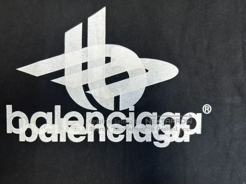 Balenciaga Balenciaga Letter print round neck short-sleeve T-shirt Size US S / EU 44-46 / 1 - 3 Thumbnail