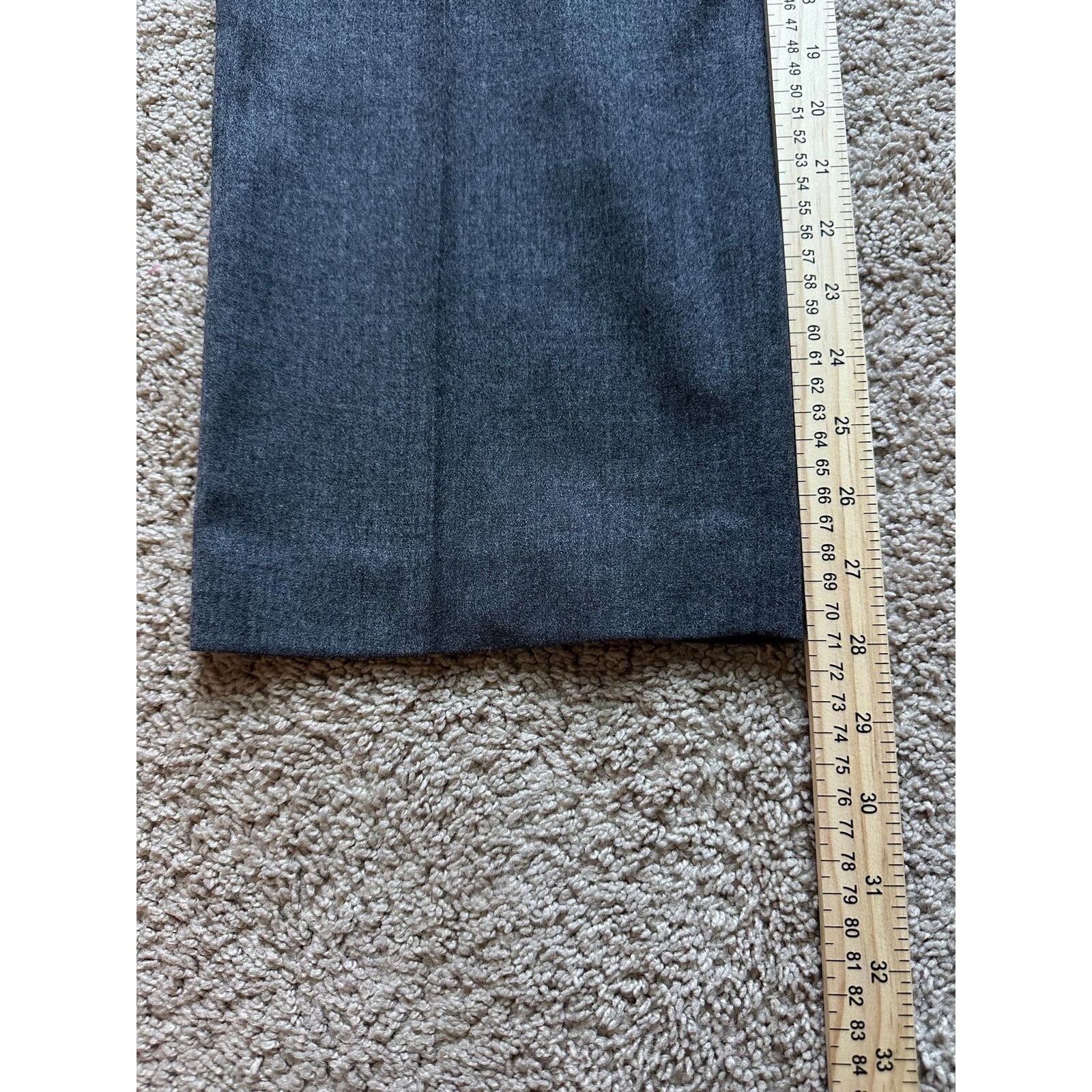 Other Talbots Wool Blend Straight Trouser Pants Gray Women's 18 Size 40" / US 18 - 8 Thumbnail