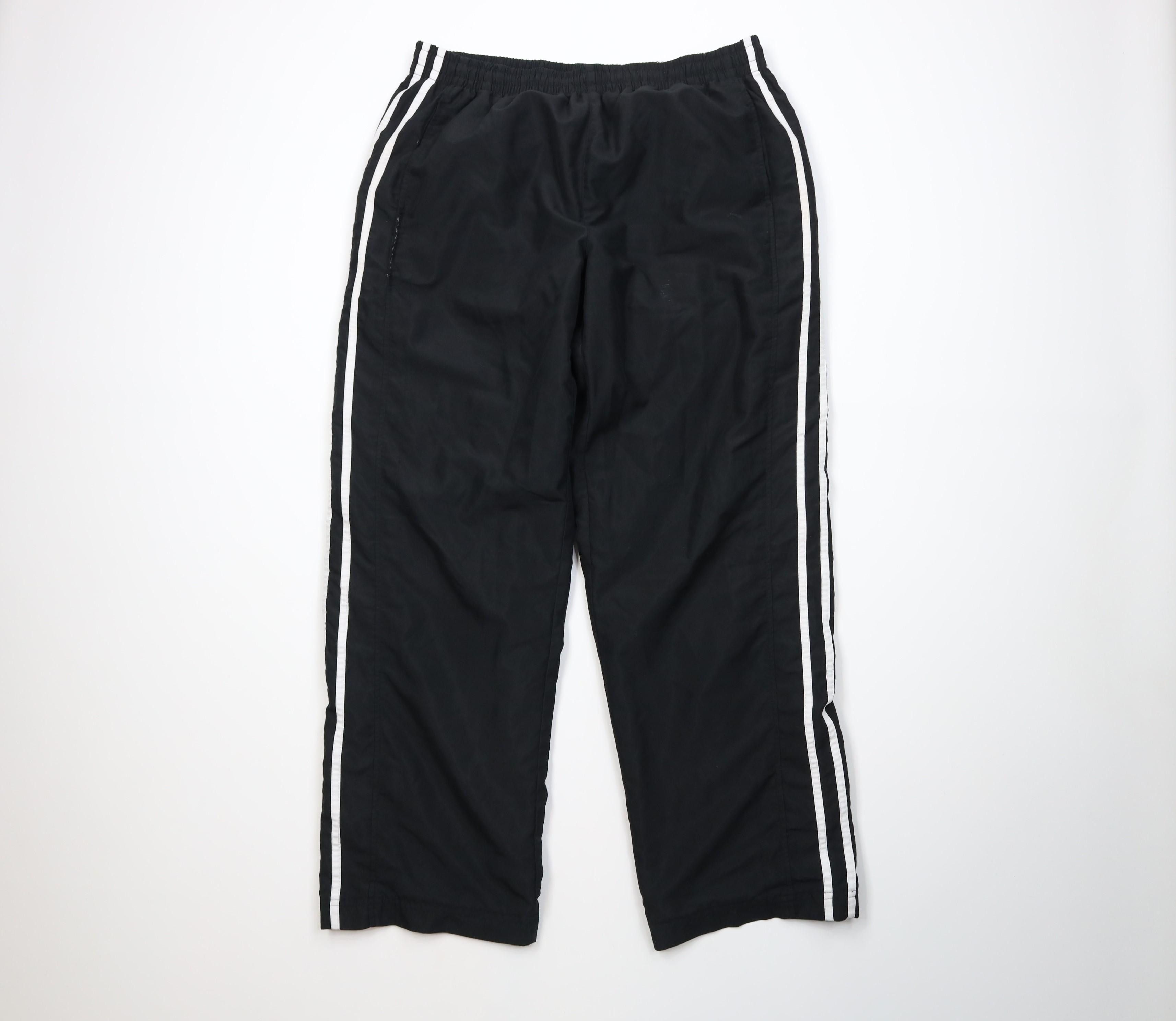 Vintage Vintage 90s Y2K Streetwear Lined Wide Leg Microfiber Pants Size US 36 / EU 52 - 1 Thumbnail