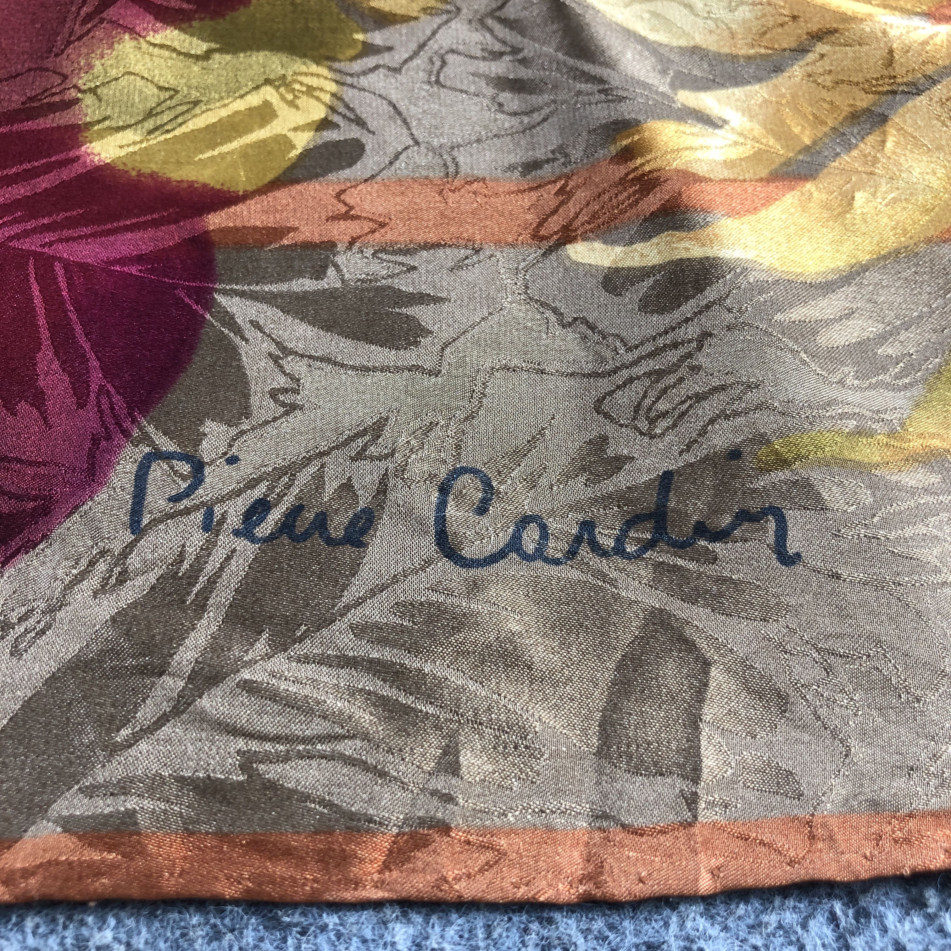 Pierre Cardin Pierre Cardin Silk Scarf M1373 Size ONE SIZE - 4 Thumbnail