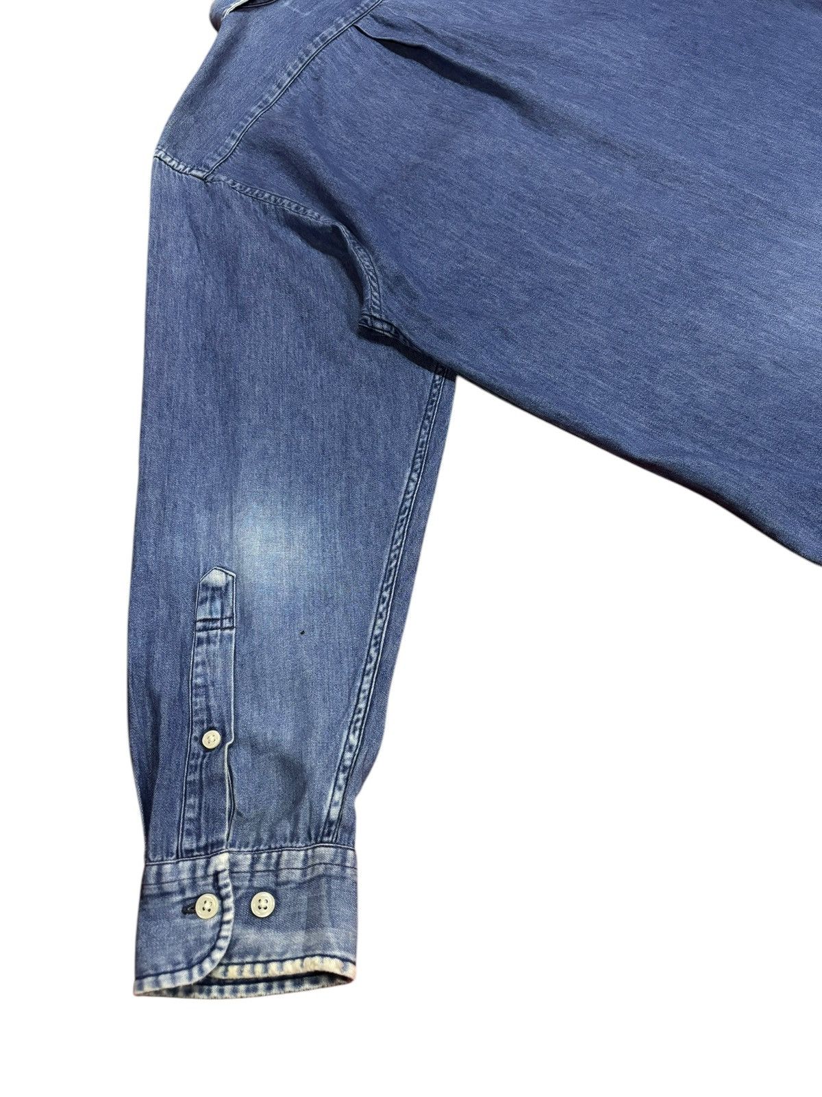 Edwin × Japanese Brand Vintage 90s Edwin Button Up Denim Size US XL / EU 56 / 4 - 7 Thumbnail