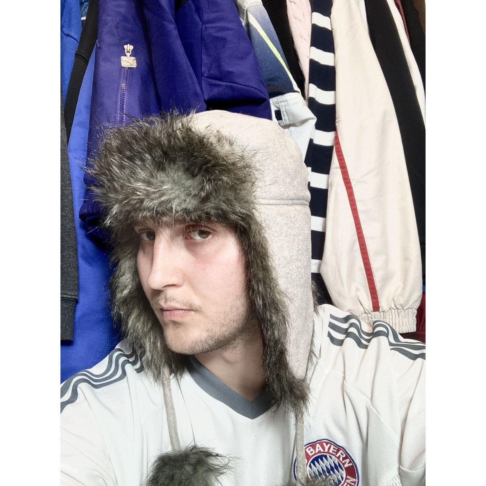 Japanese Brand Y2K Vintage Fuzzy Fur Ushanka Hat avant garde+ Size ONE SIZE - 2 Thumbnail