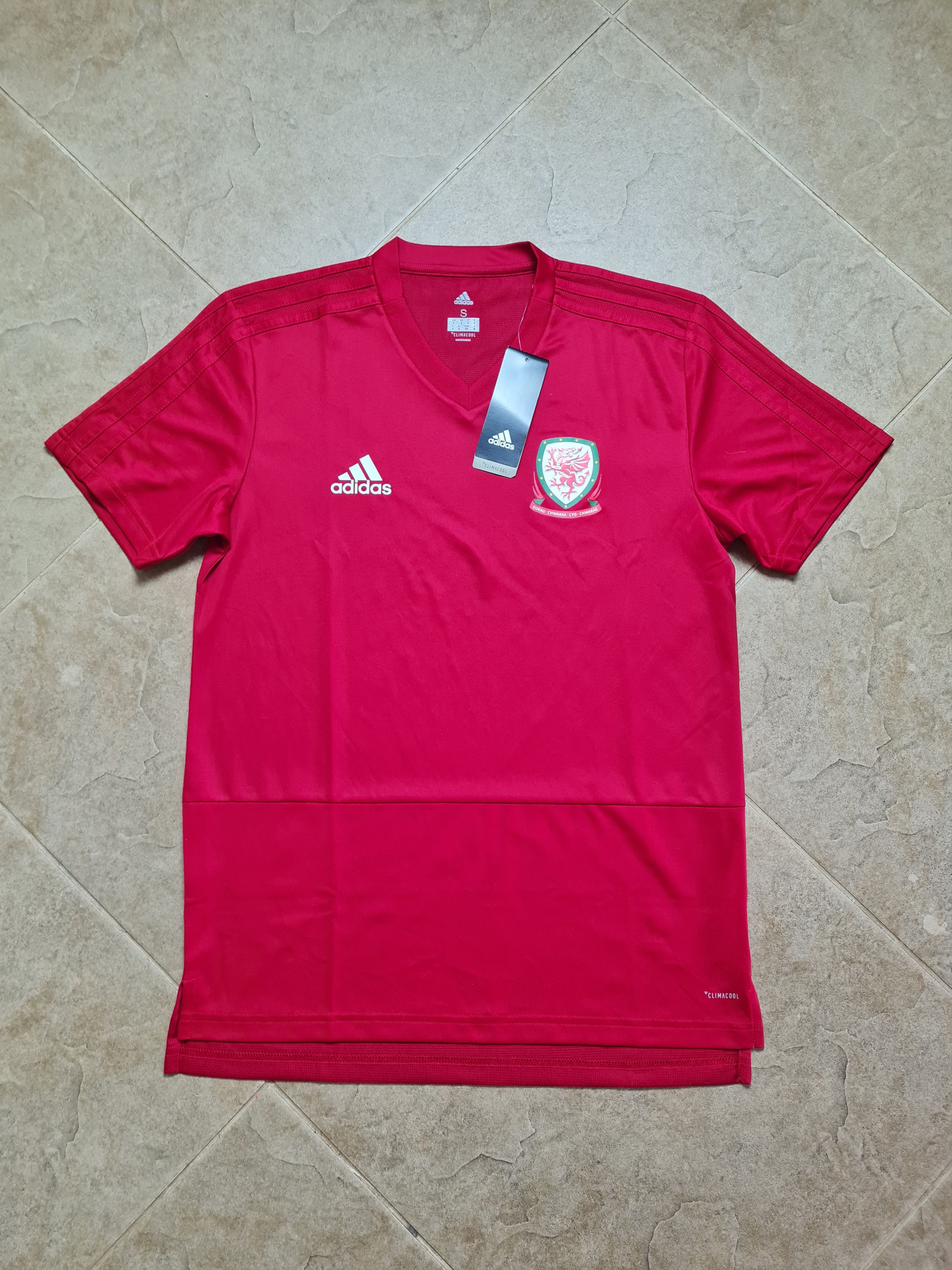 Jersey Shirt Training Adidas Wales National Football Soccer