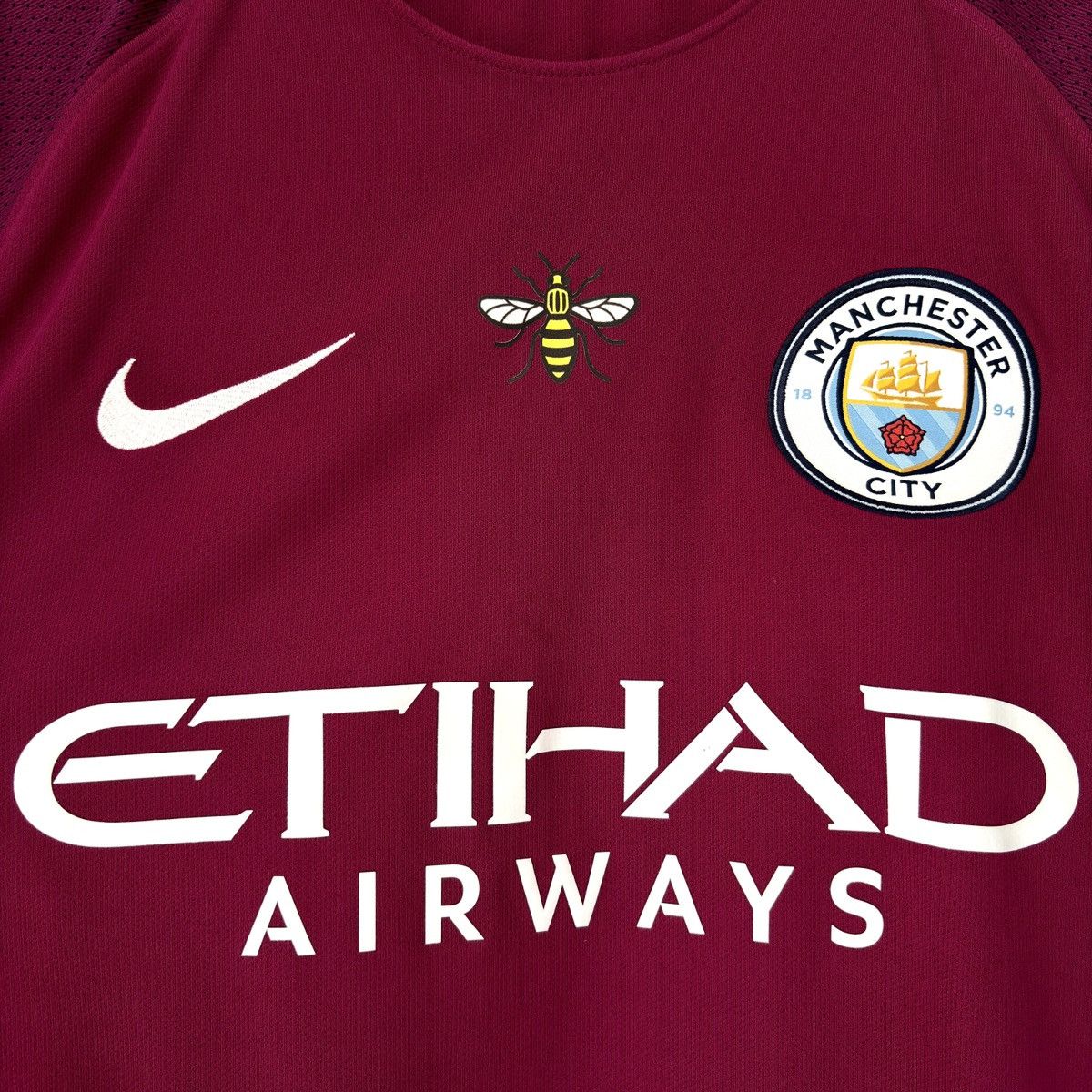 Nike 2017 2018 Manchester City Nike De Bruyne Soccer Jersey Away Size US S / EU 44-46 / 1 - 4 Thumbnail